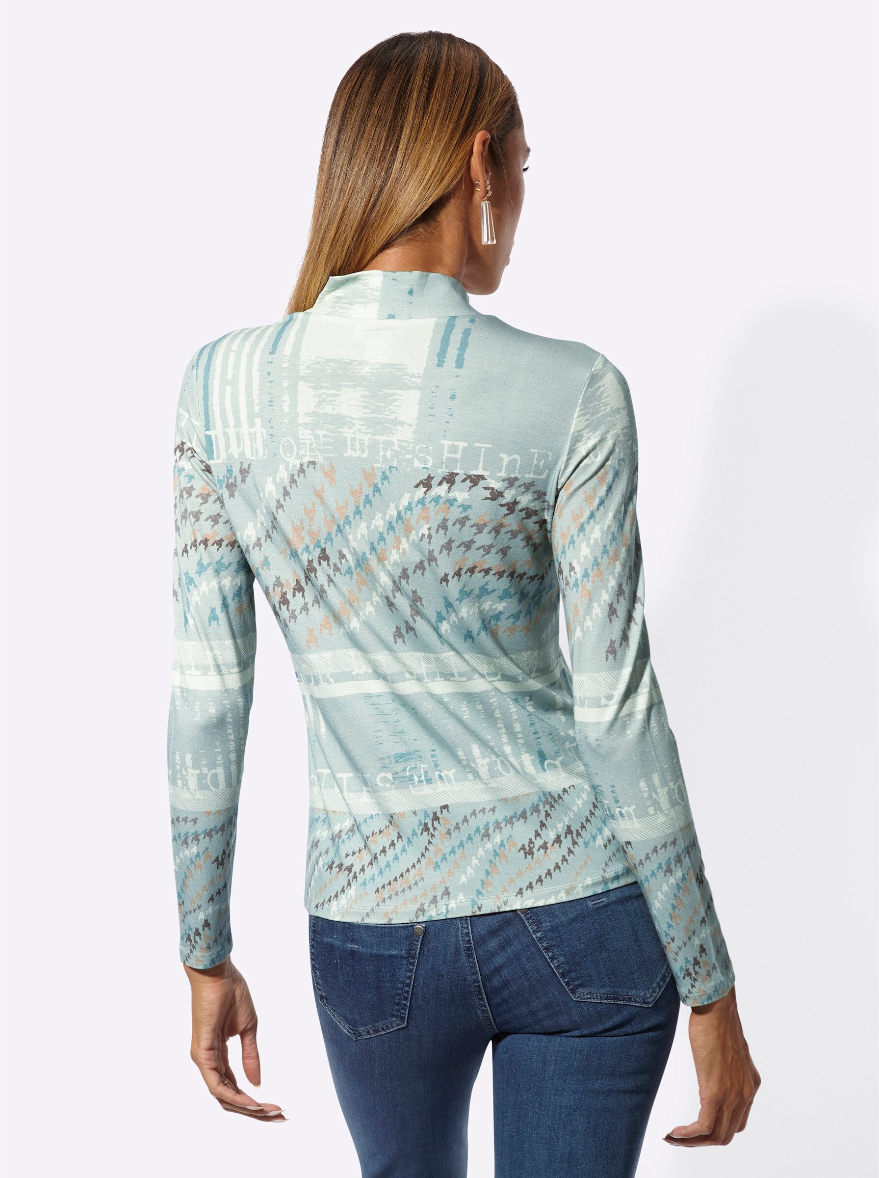 creation L T-Shirt Druck-Shirt Langarm