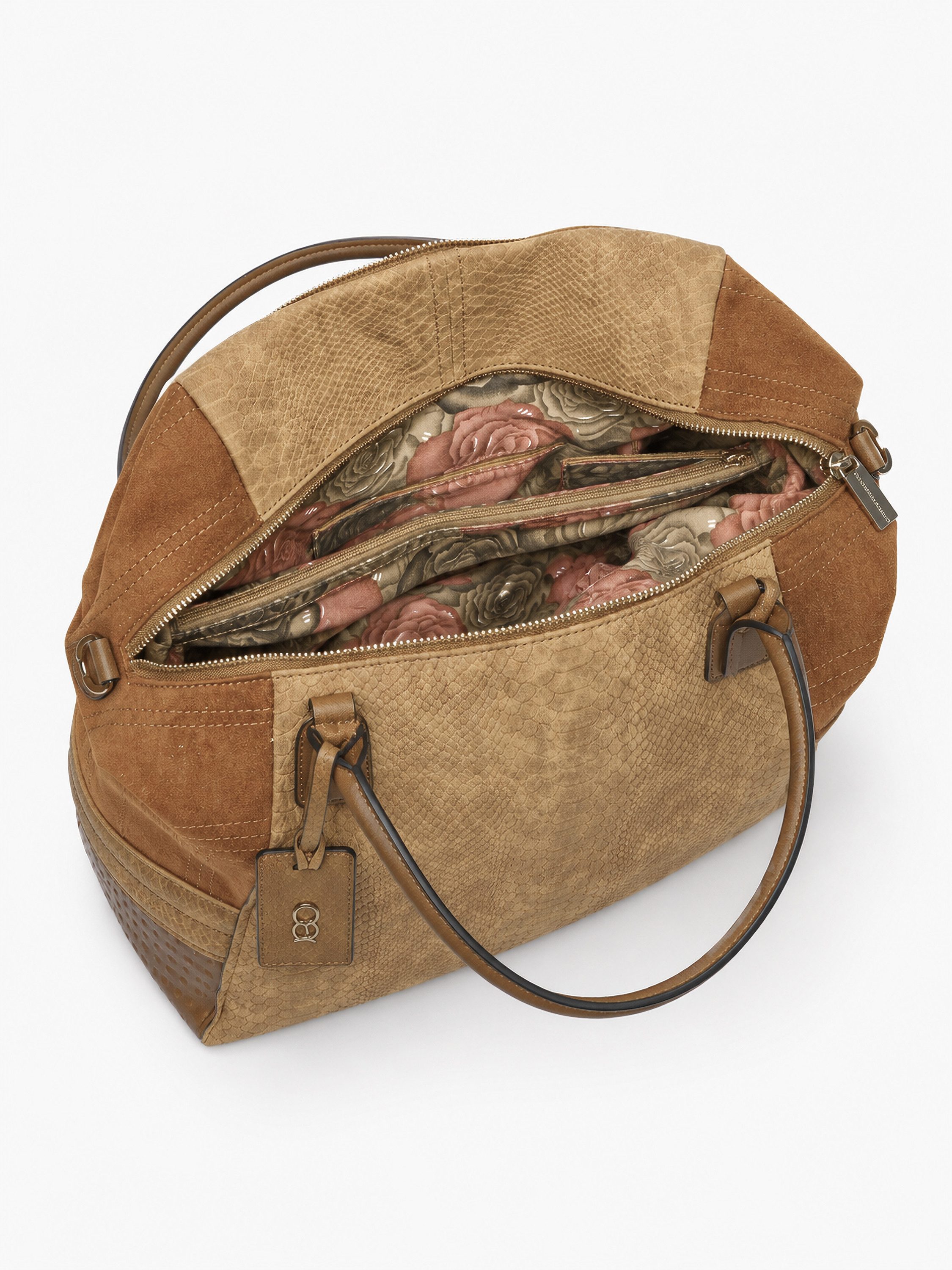 COLLEZIONE ALESSANDRO Schultertasche Maxim, mit langen Henkeln und zusätzlichem Trageriemen