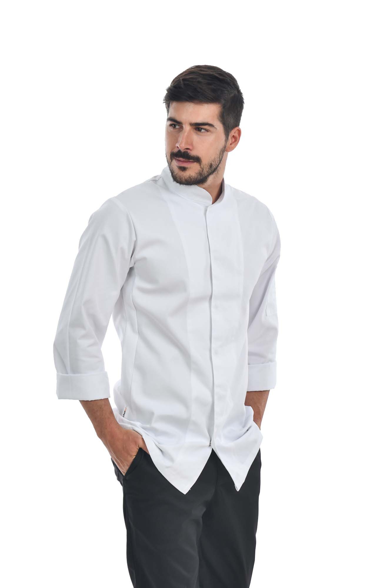 aurora Objektwäsche Kochjacke Verza weiss M günstig online kaufen