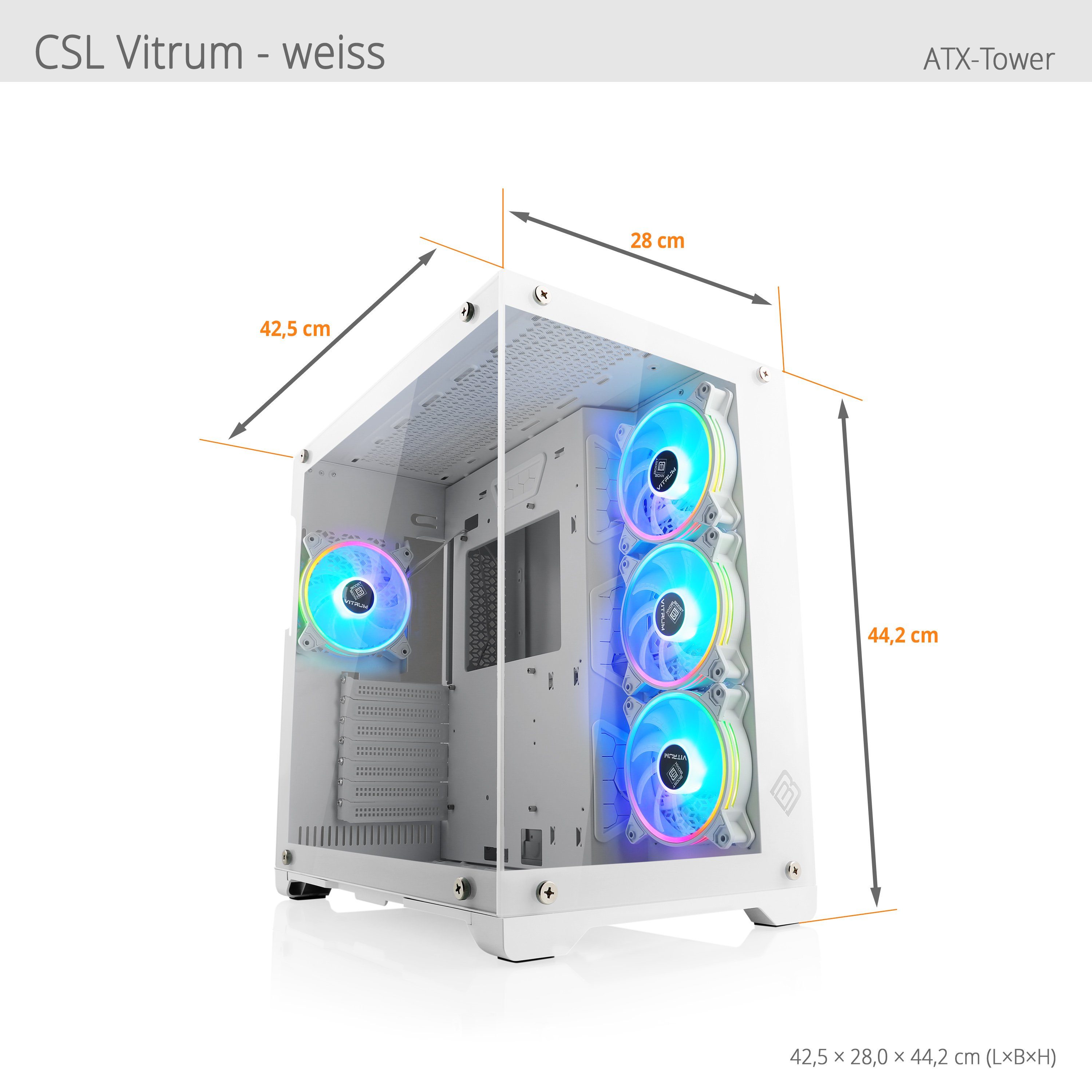 CSL Aqueon C94244 Extreme Gaming-PC GB 13900KF, weiß Core (Intel® RAM, Wasserkühlung) GeForce 4090, RTX Edition 2000 GB i9 64 SSD