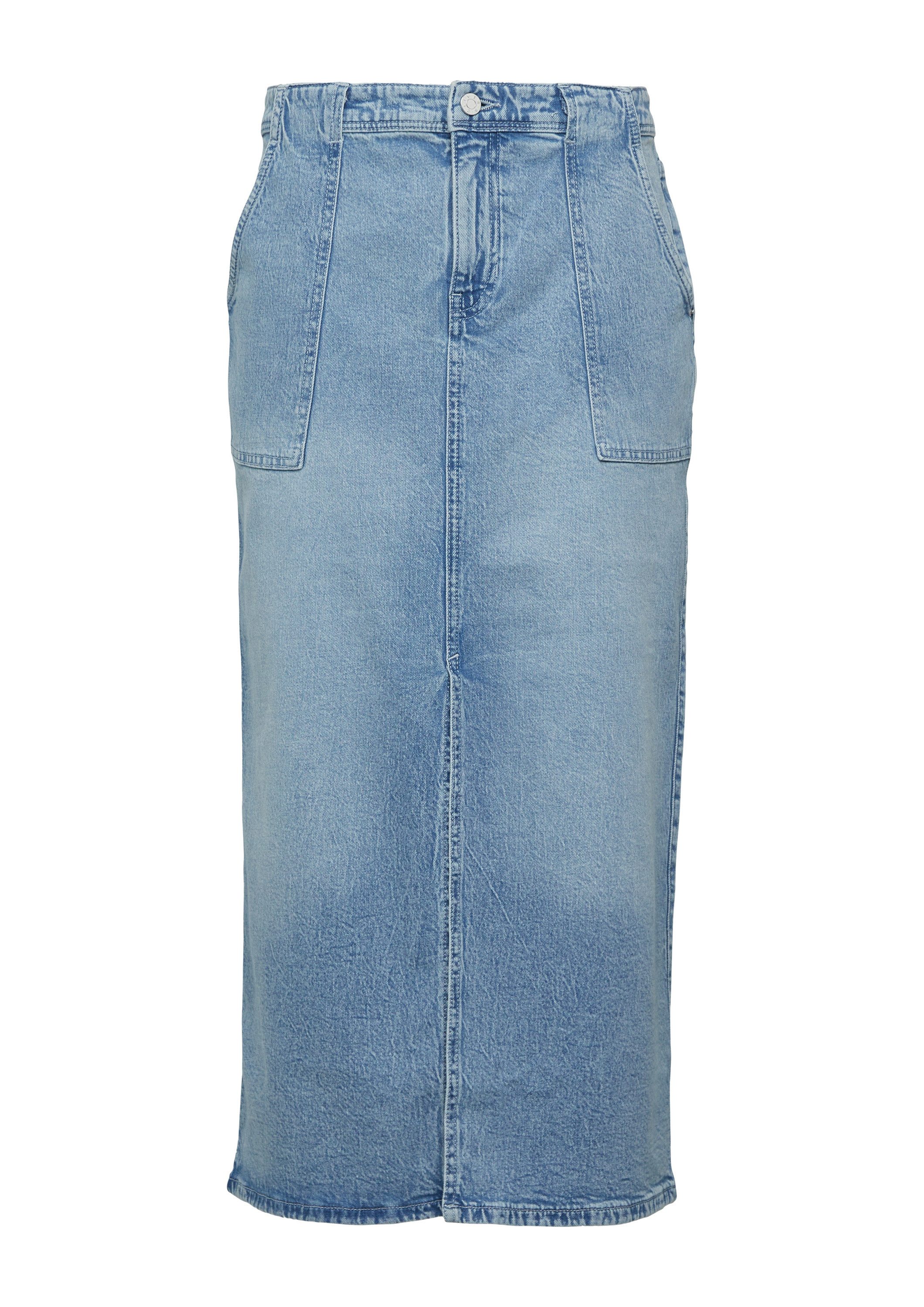 s.Oliver Midirock Rock Denim-Midirock mit Schlitz günstig online kaufen