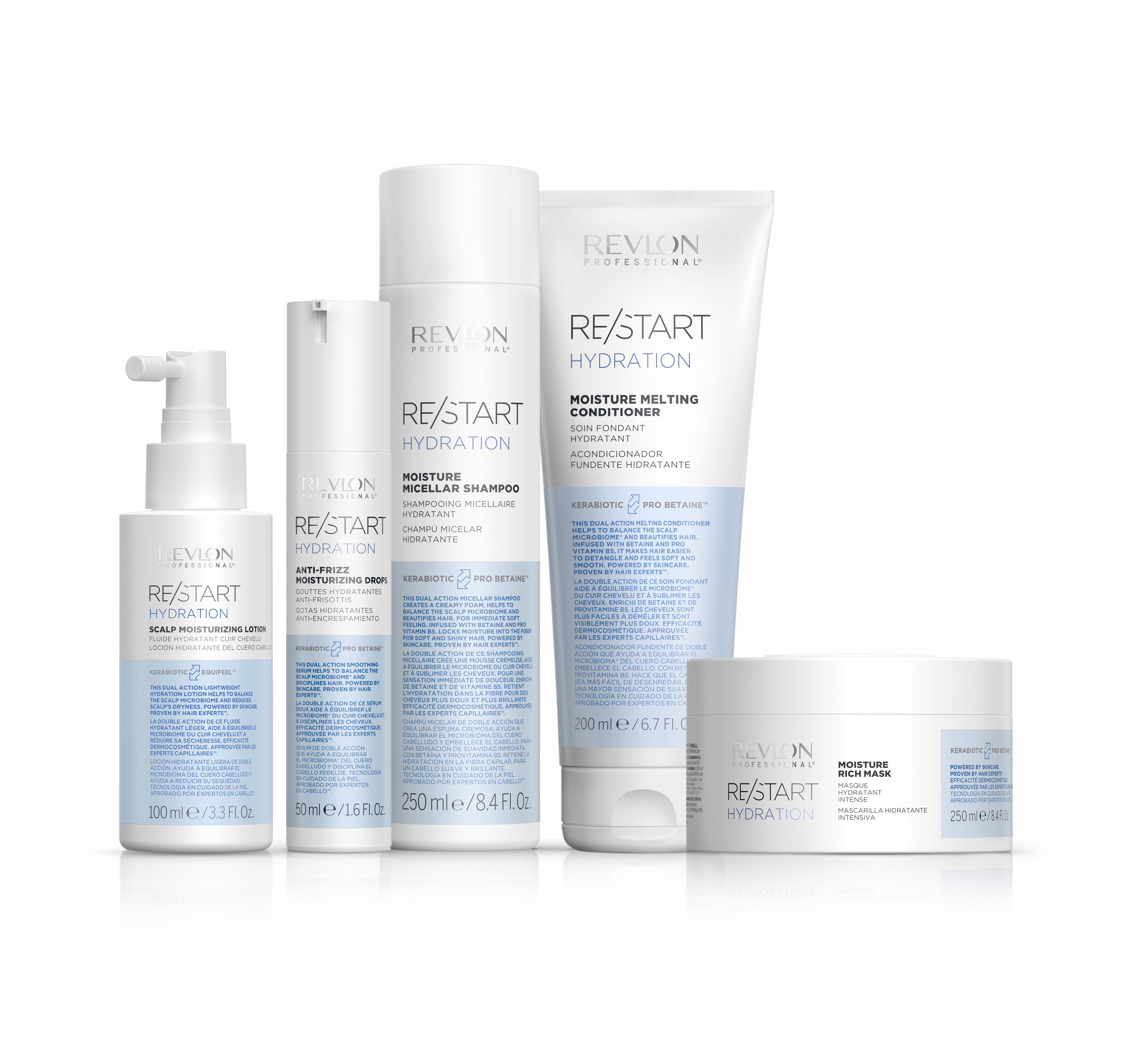 REVLON PROFESSIONAL Haarspülung RE/START HYDRATION MOISTURE MELTING CONDITIONER, Stärkt und repariert geschädigtes Haar für ein strahlendes Aussehen.