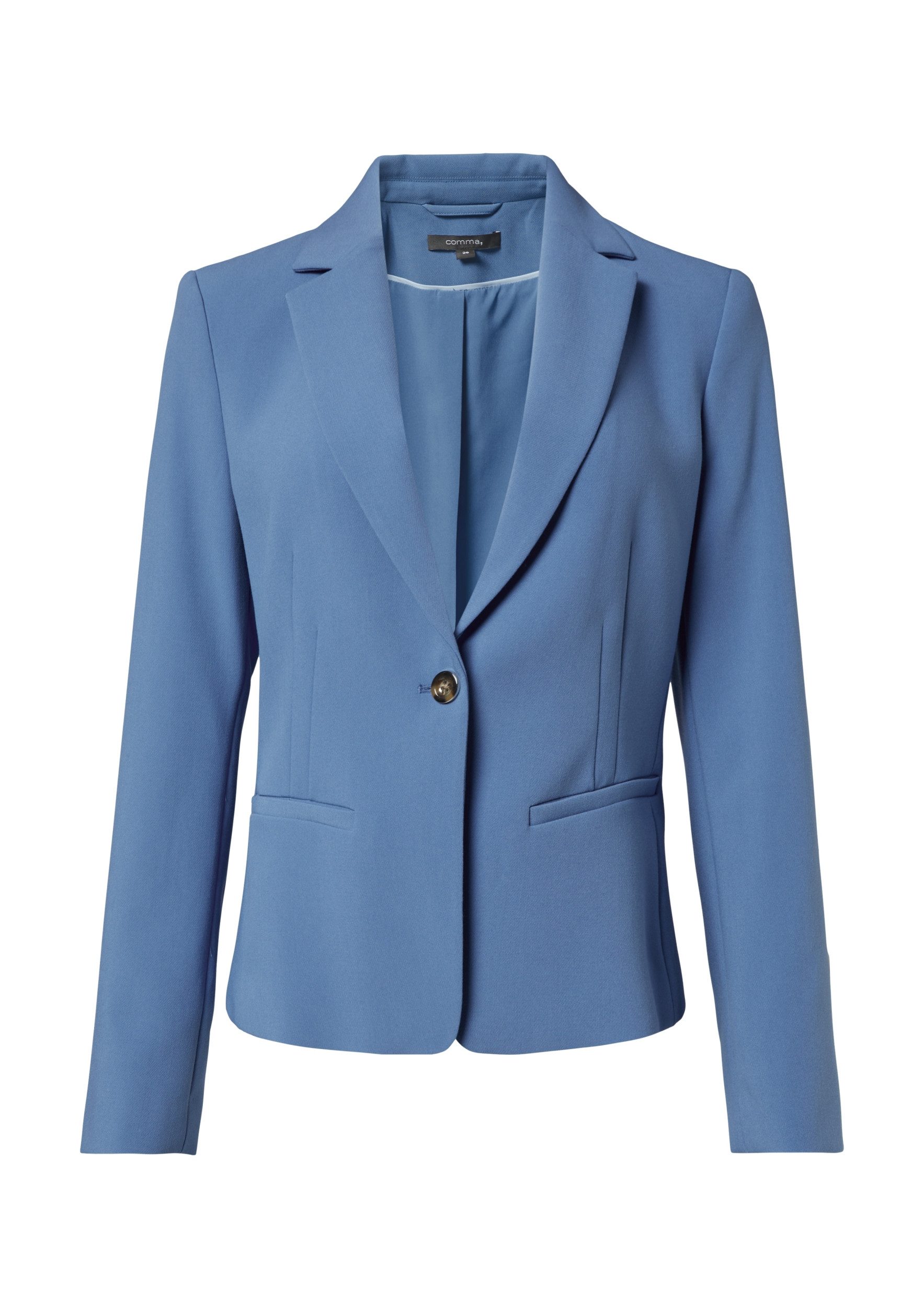 Comma Blusenblazer Antaillierter Kurzblazer mit Reverskragen günstig online kaufen