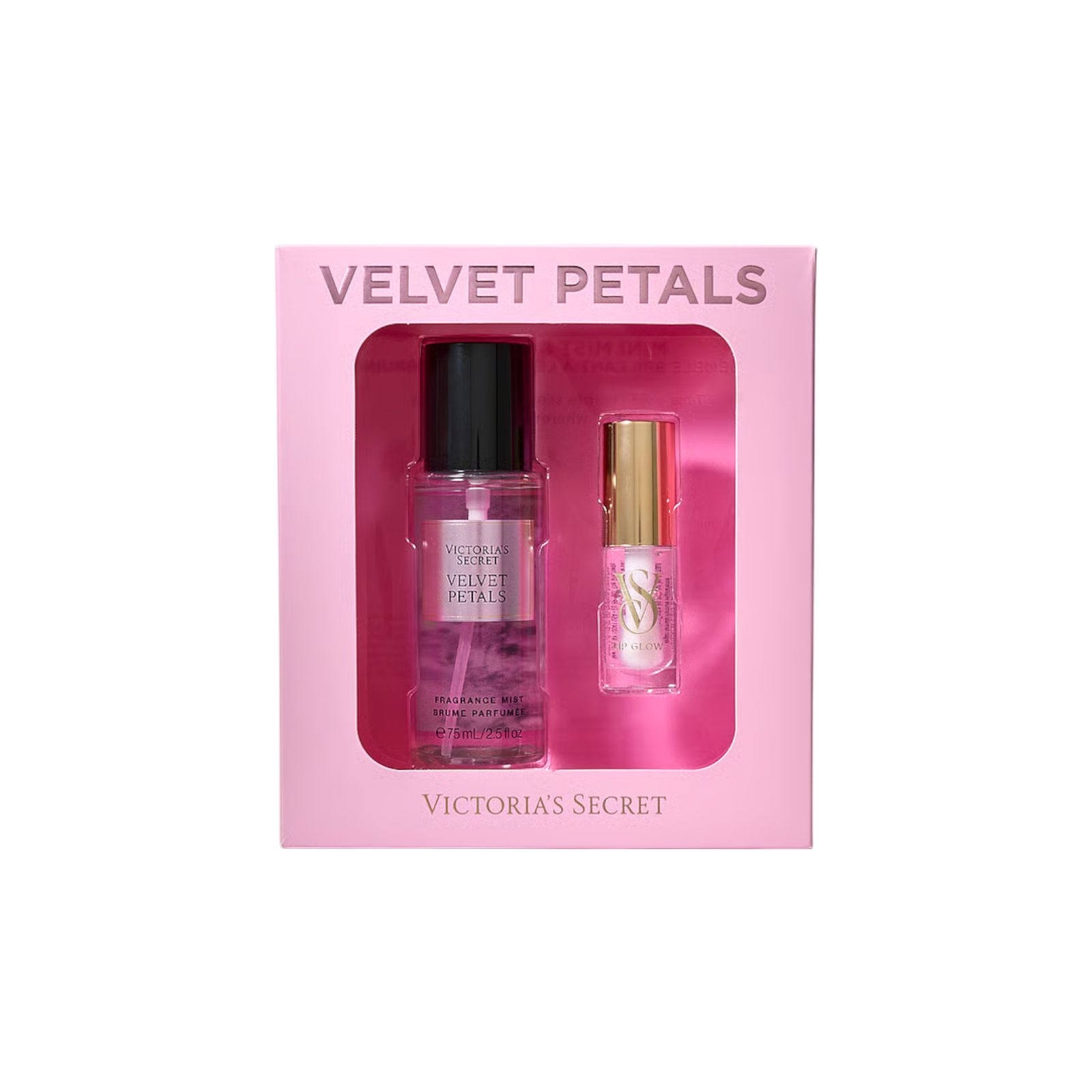 Victorias Secret Duft-Set Spray & Kiss Zweiteiliges Geschenkset Velvet Petals, 2-tlg.