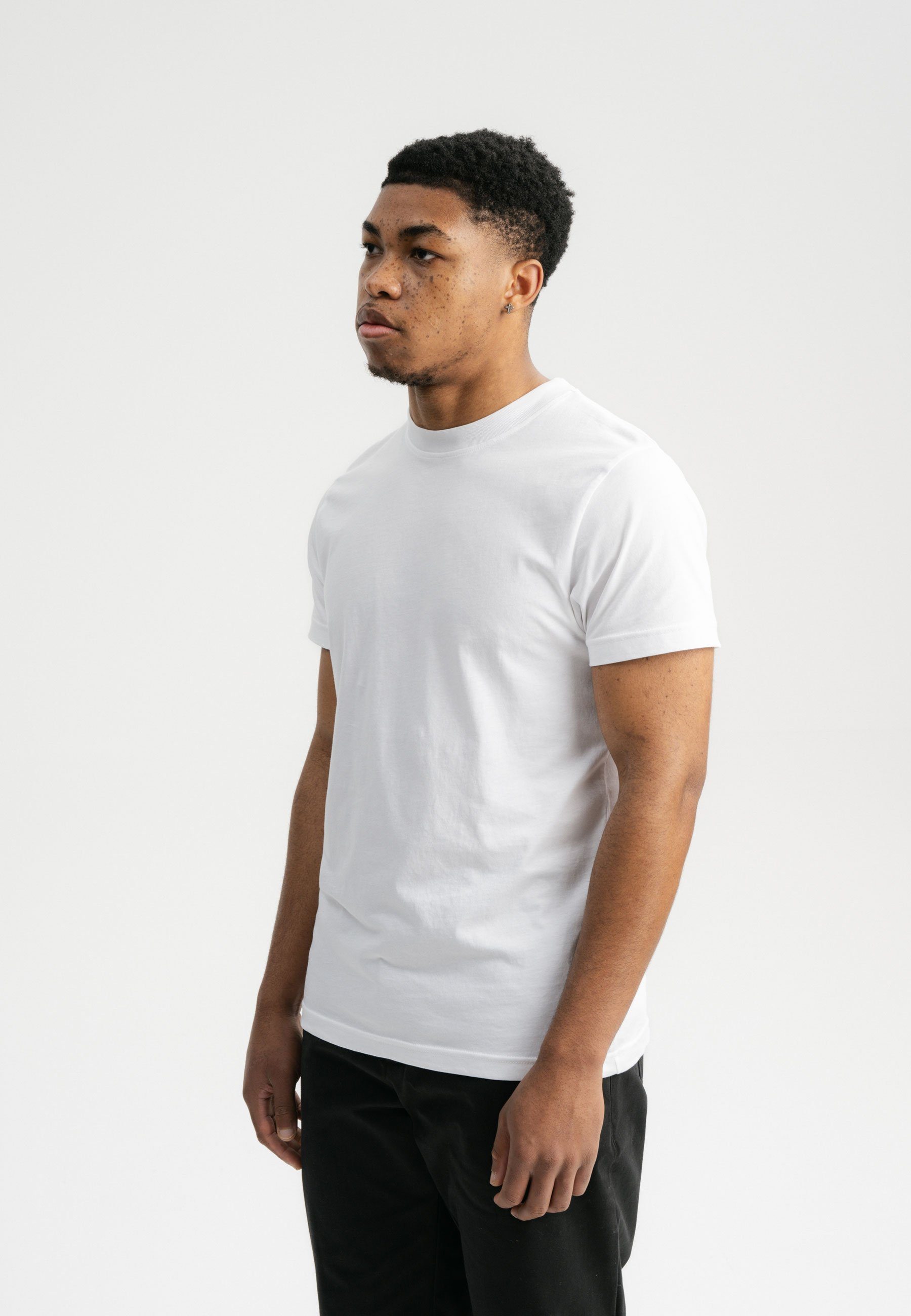 MELA Kurzarmshirt Herren T-Shirt AVAN Rundhalsausschnitt günstig online kaufen
