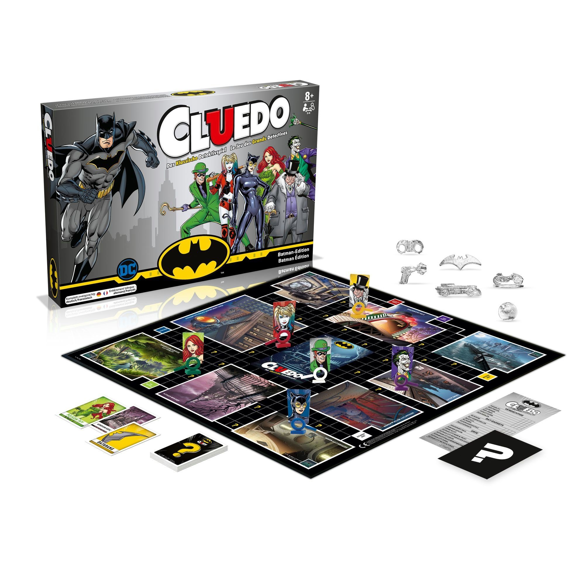 Cluedo Moves Spiel, Winning Brettspiel Batman