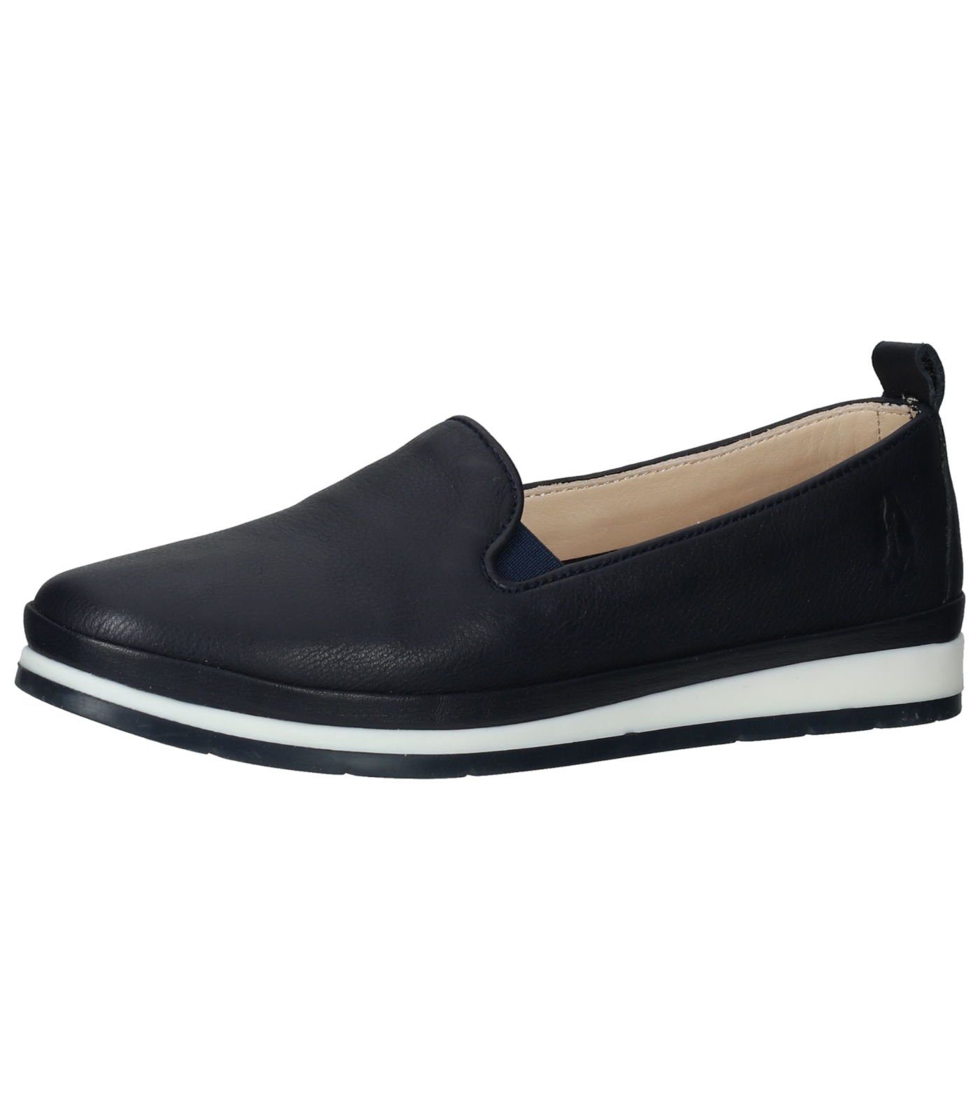 Hush Puppies Slipper Leder Slipper Navy