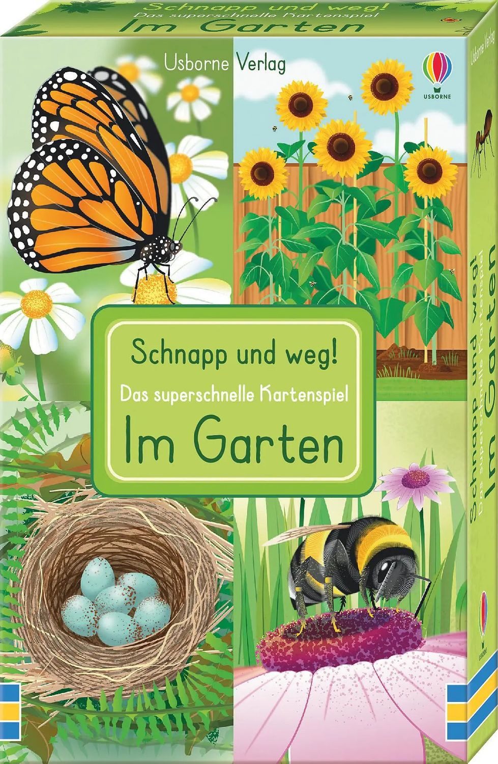 Usborne Verlag Spiel Schnapp und weg! - Das superschnelle Kartenspiel: Im Garten