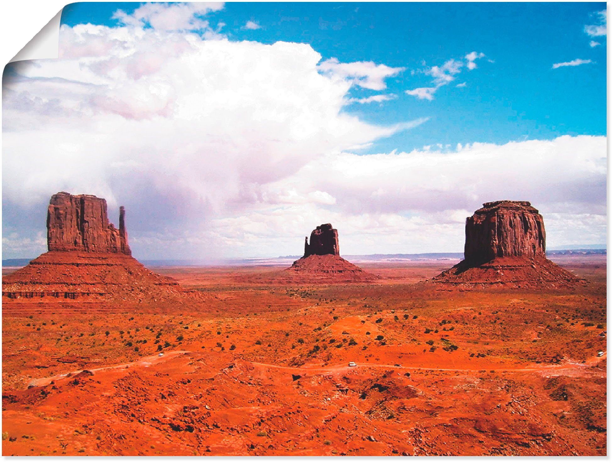 Wandaufkleber in Grand Californien, oder Artland versch. St), Größen Poster (1 Wandbild Canyon Amerika als Leinwandbild,