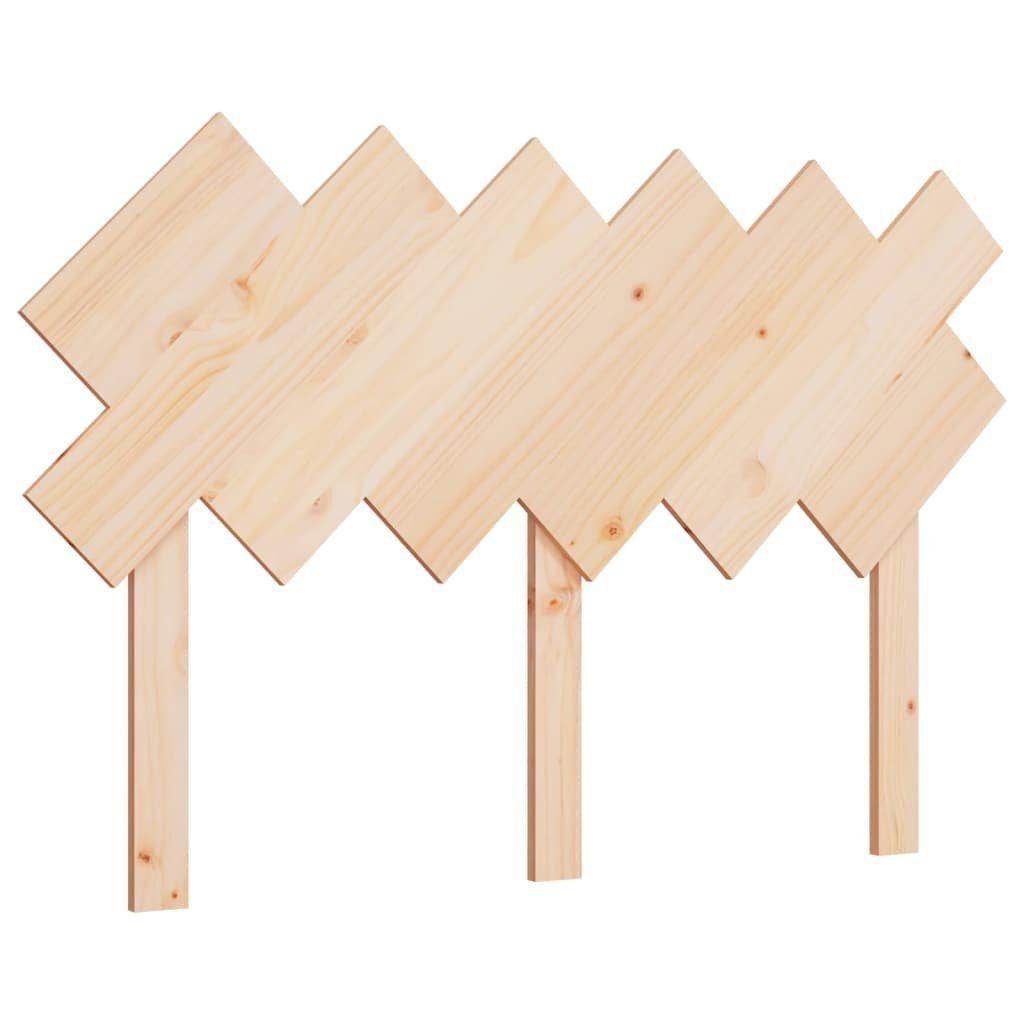 vidaXL Bett Bett-Kopfteil 132x3x81 cm Massivholz Kiefer (1-tlg)