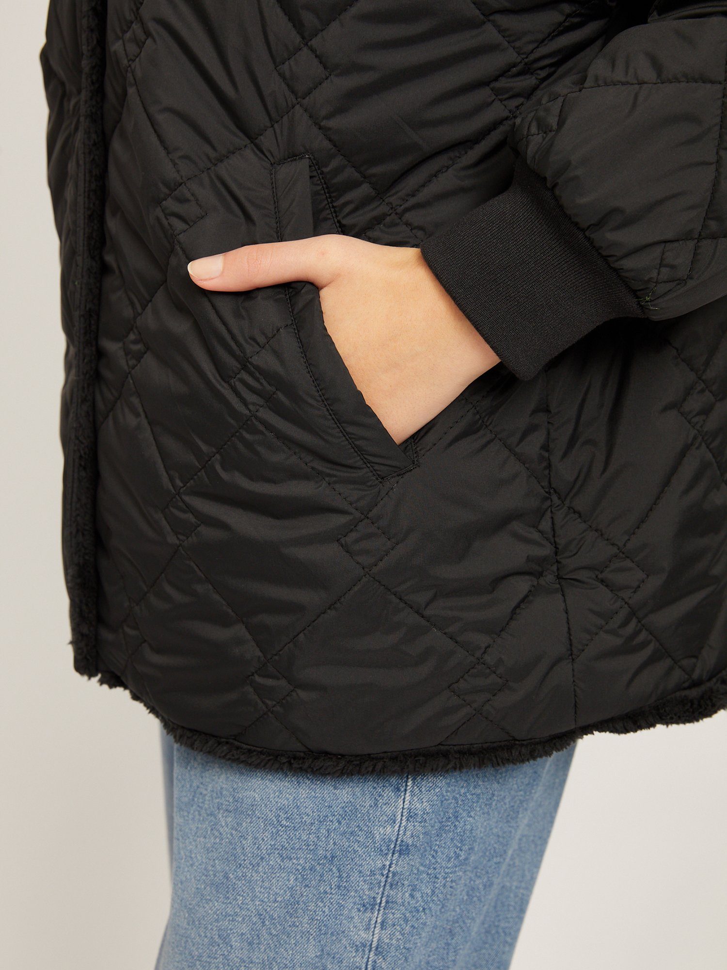Clay Winterjacke Down gefüttert Light Jacket MAZINE black warm