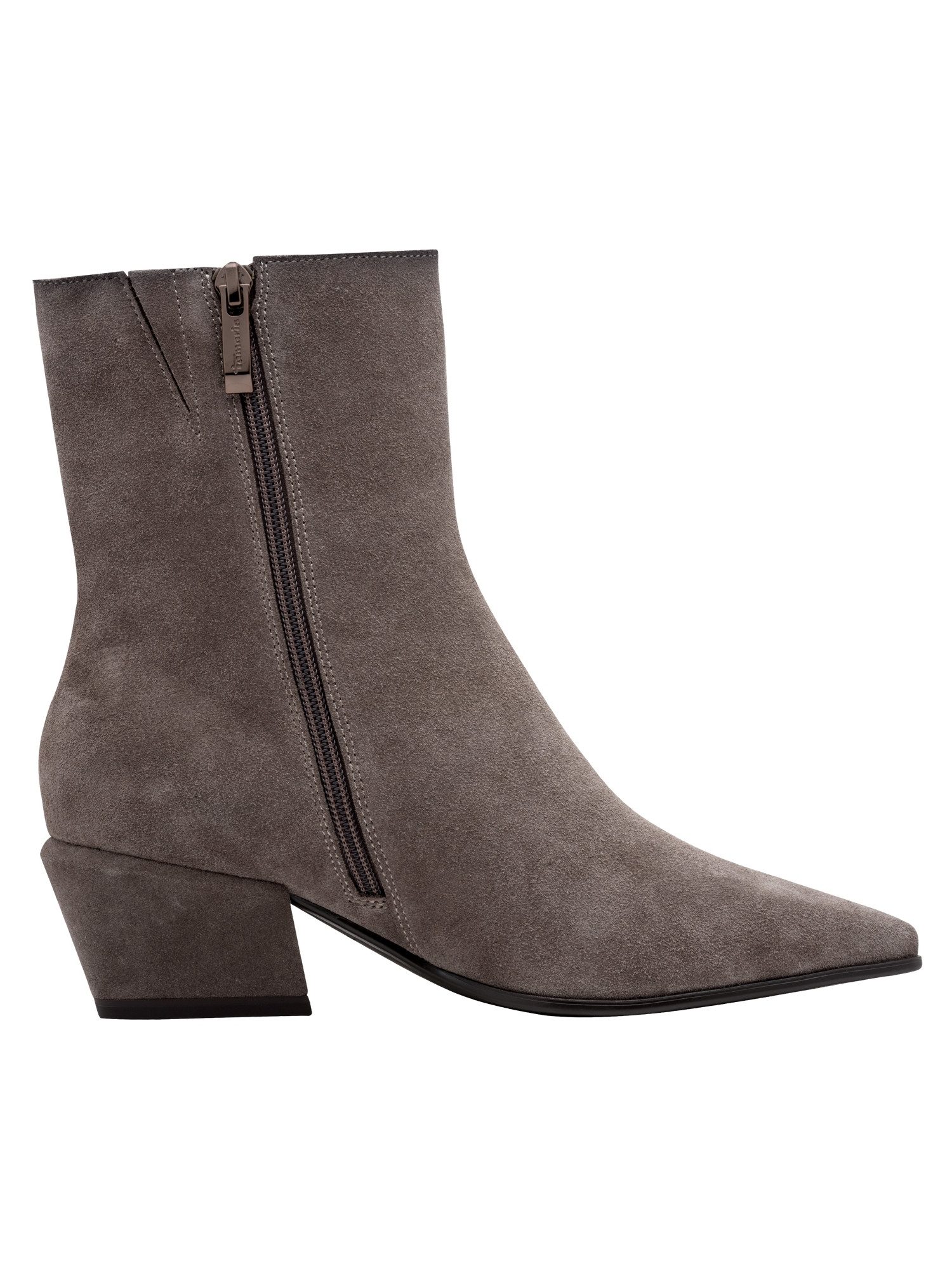 Tamaris A.slide/A.shokk, TOUCH-IT aus Leder Trapezabsatz Stiefelette A.slide/A.shokk
