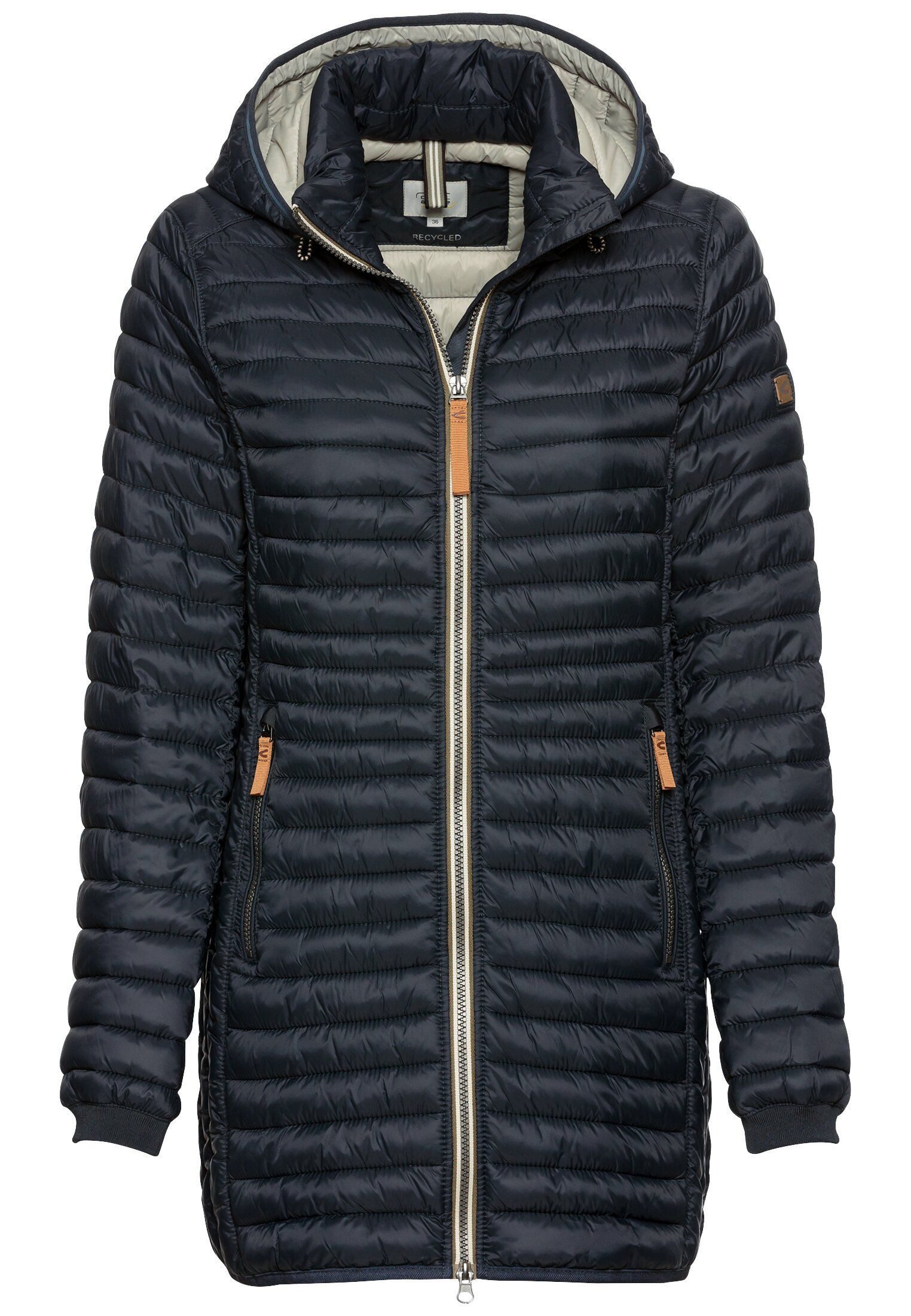 Steppjacke aus recyceltem Polyamid Langarm