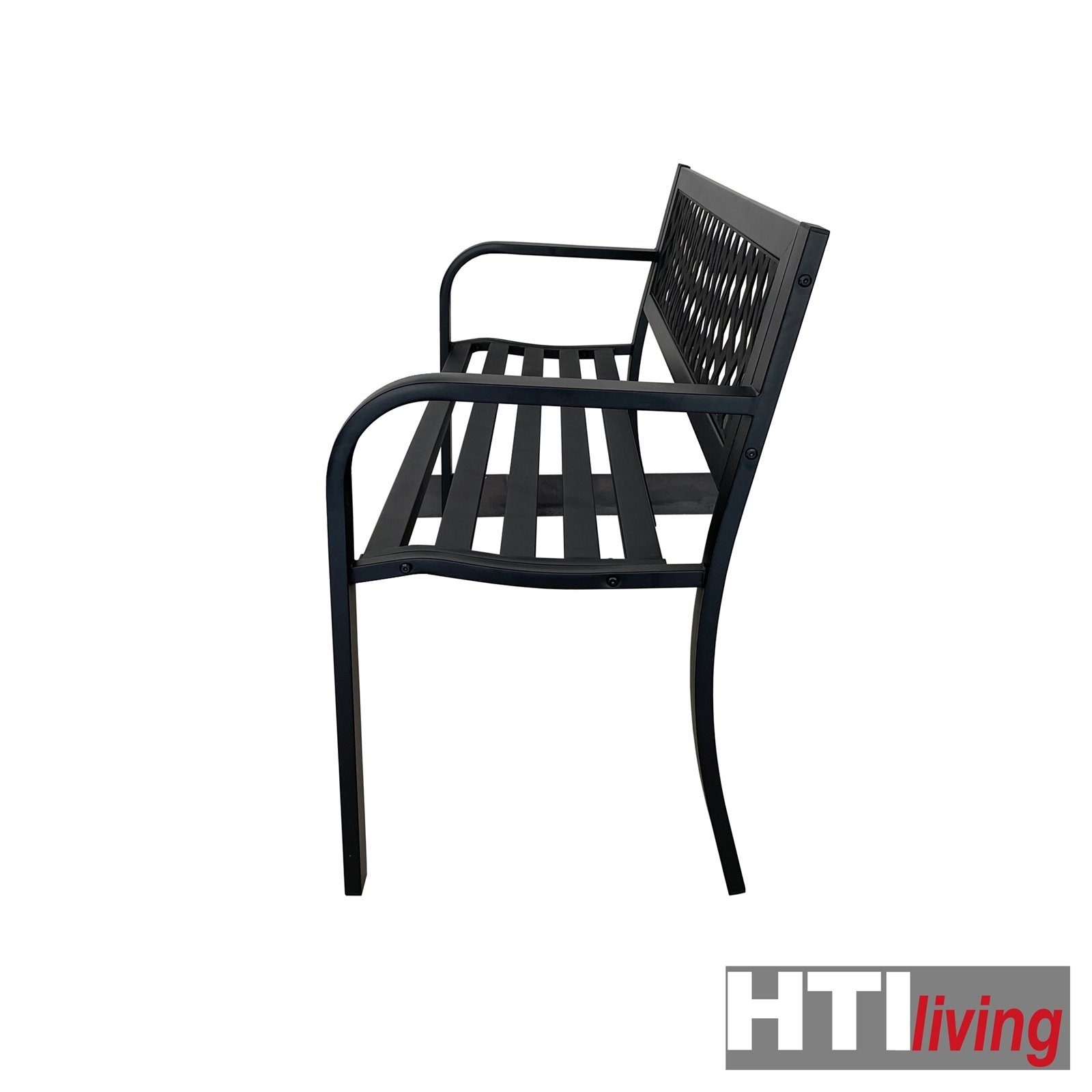 HTI-Living Gartenbank Gartenbank Metallbank Schwarz (Stück, günstig online kaufen