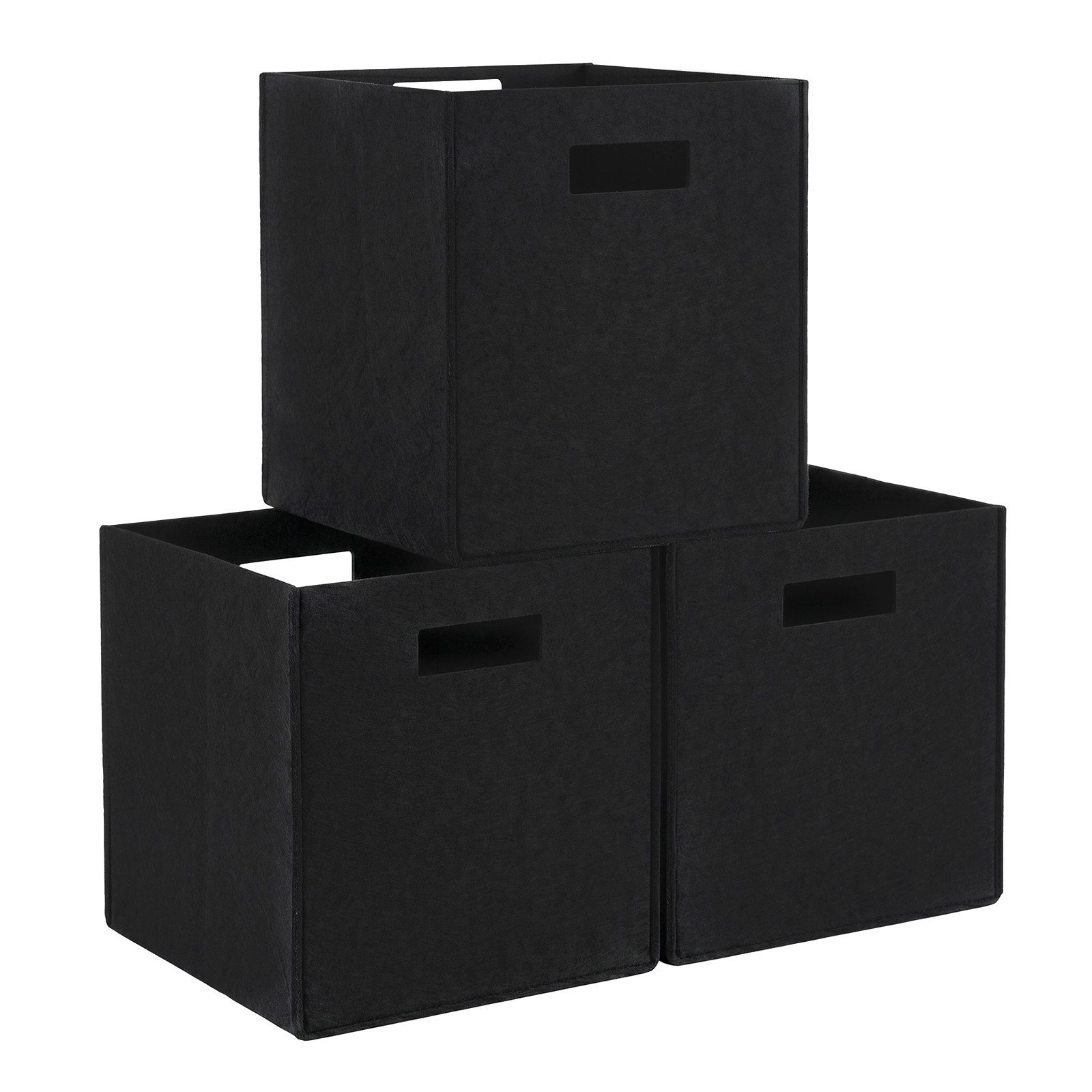 Youyijia Aufbewahrungsbox Filz-Aufbewahrungsbox 31x31x31 cm – Faltbare Regalbox, Organizer-Korb