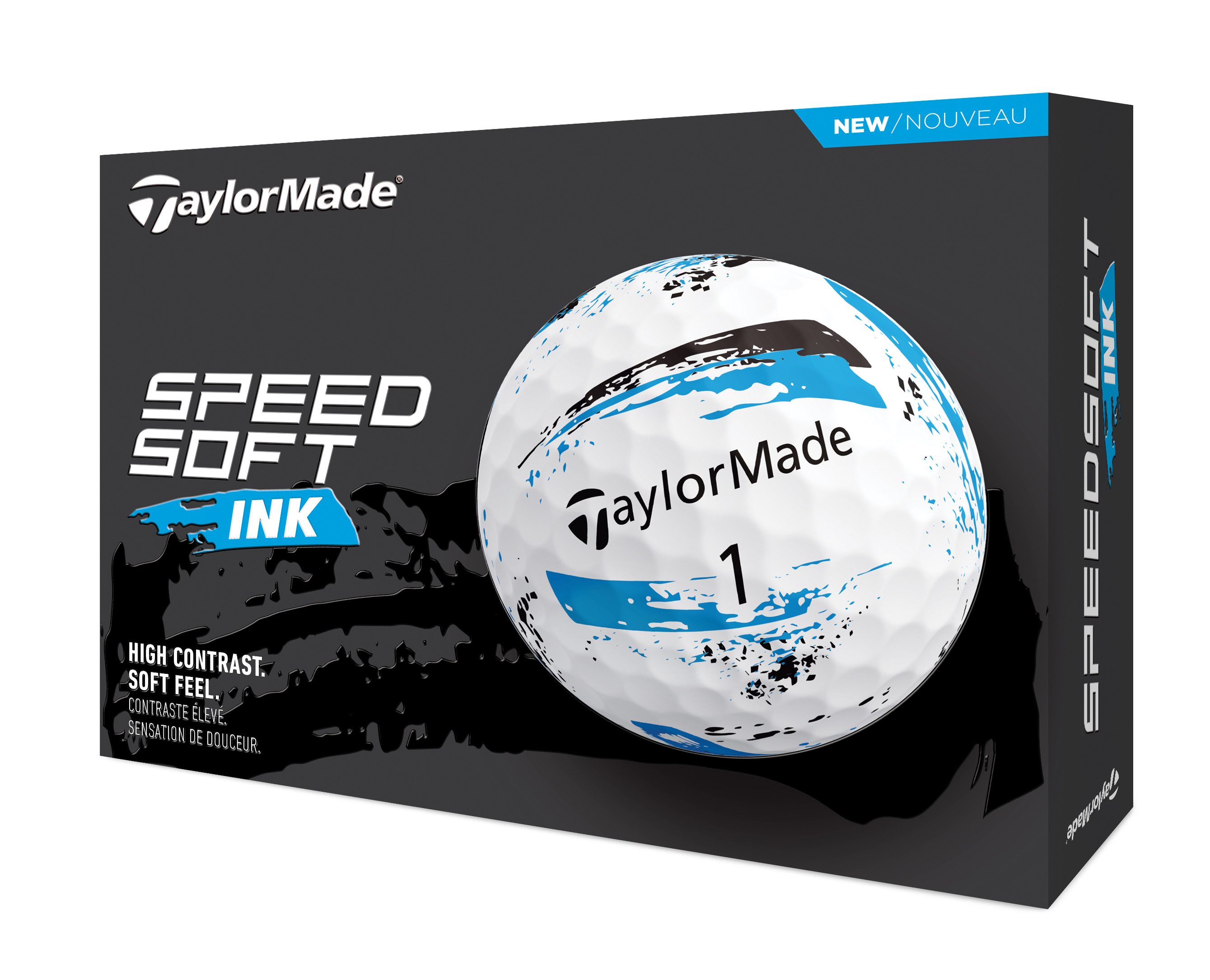 Taylormade Golfball TaylorMade Golfball SpeedSoft Ink Blau 1 Dutzend