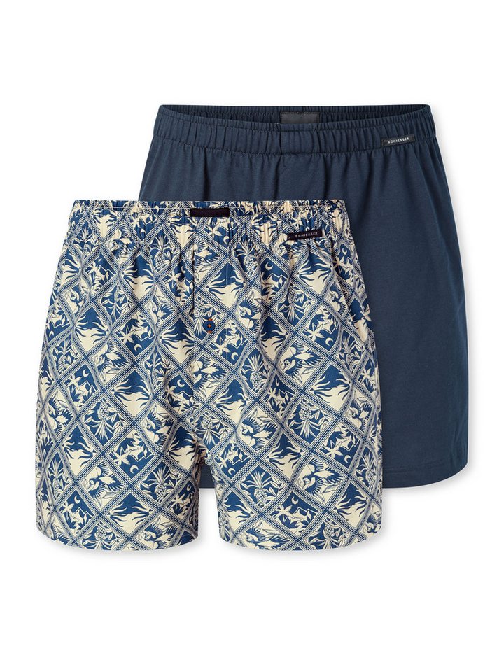 Schiesser Boxer Multi (2-St) Boxershorts, Unterhose, Boxerbriefs