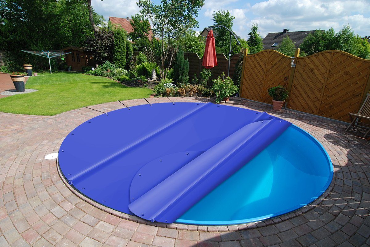 Pool-Abdeckplane Runde Poolplane Poolabdeckung Stangenabdeckung ohne Stangen