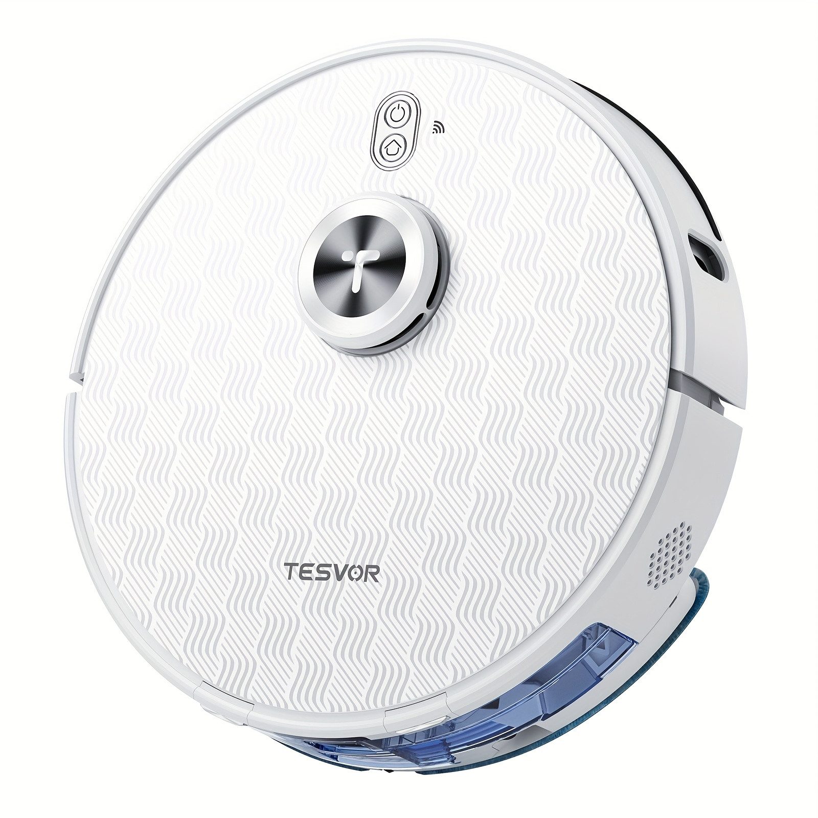 Tesvor Вакуумный робот saugroboter mit wischfunktion selbstreinigend, 8000Pa, 240min,30 Tage, 220 W, 5 große 2.5L-Staubbeutel, Mit Absaugstation Mit Staubbox Mit Wassertank