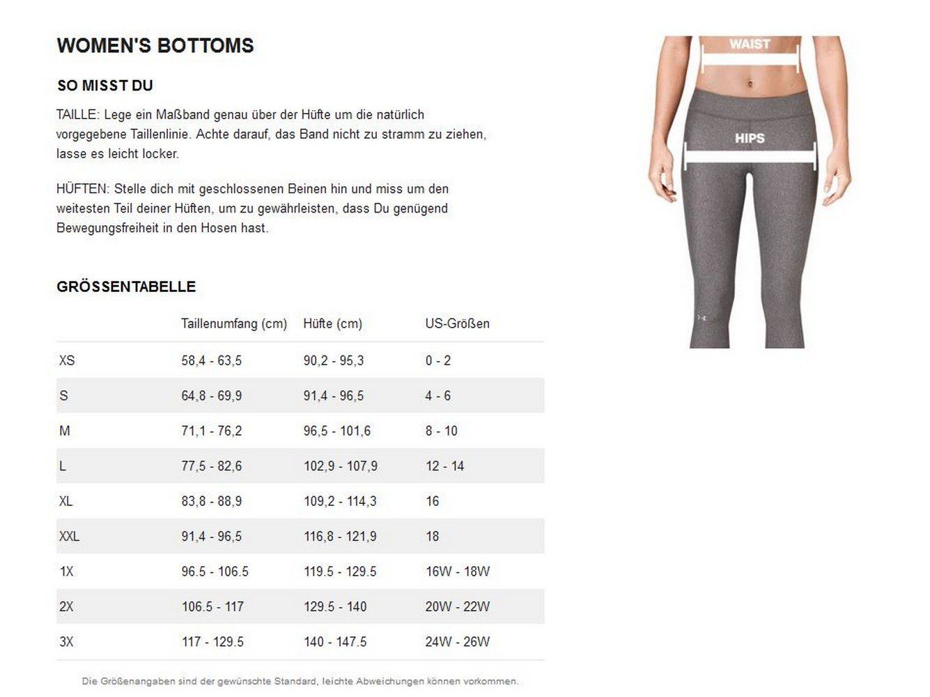 Under Armour® Leggings HeatGear Armour No-Slip Waistband Ankle-Leggings