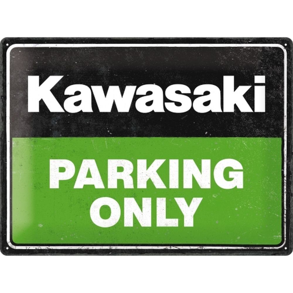 Nostalgic-Art Metallschild Blechschild 30 x 40 cm - Kawasaki - Kawasaki Par günstig online kaufen