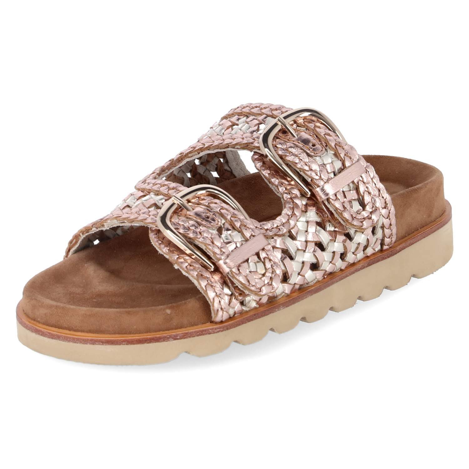 Palado Palado Flache Pantoletten 6RS0060702 7300 Damen Glattleder copper Pantolette – Bild 2 von 5