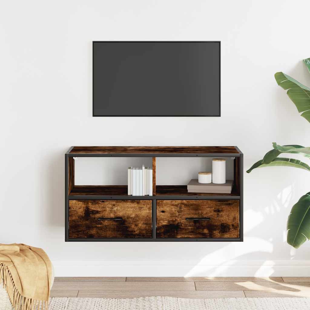 vidaXL TV-Schrank TV-Schrank Räuchereiche 80x31x39,5 cm günstig online kaufen