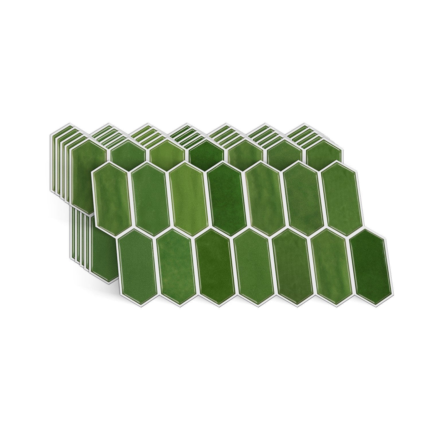 Coonoor Fliesenaufkleber 12-Stück Fliesenaufkleber Küchenrückwand Fliesen Klebefliesen (12 St), Fliesenfolie 3d Selbstklebende Küche Bad (30cm x 15cm)