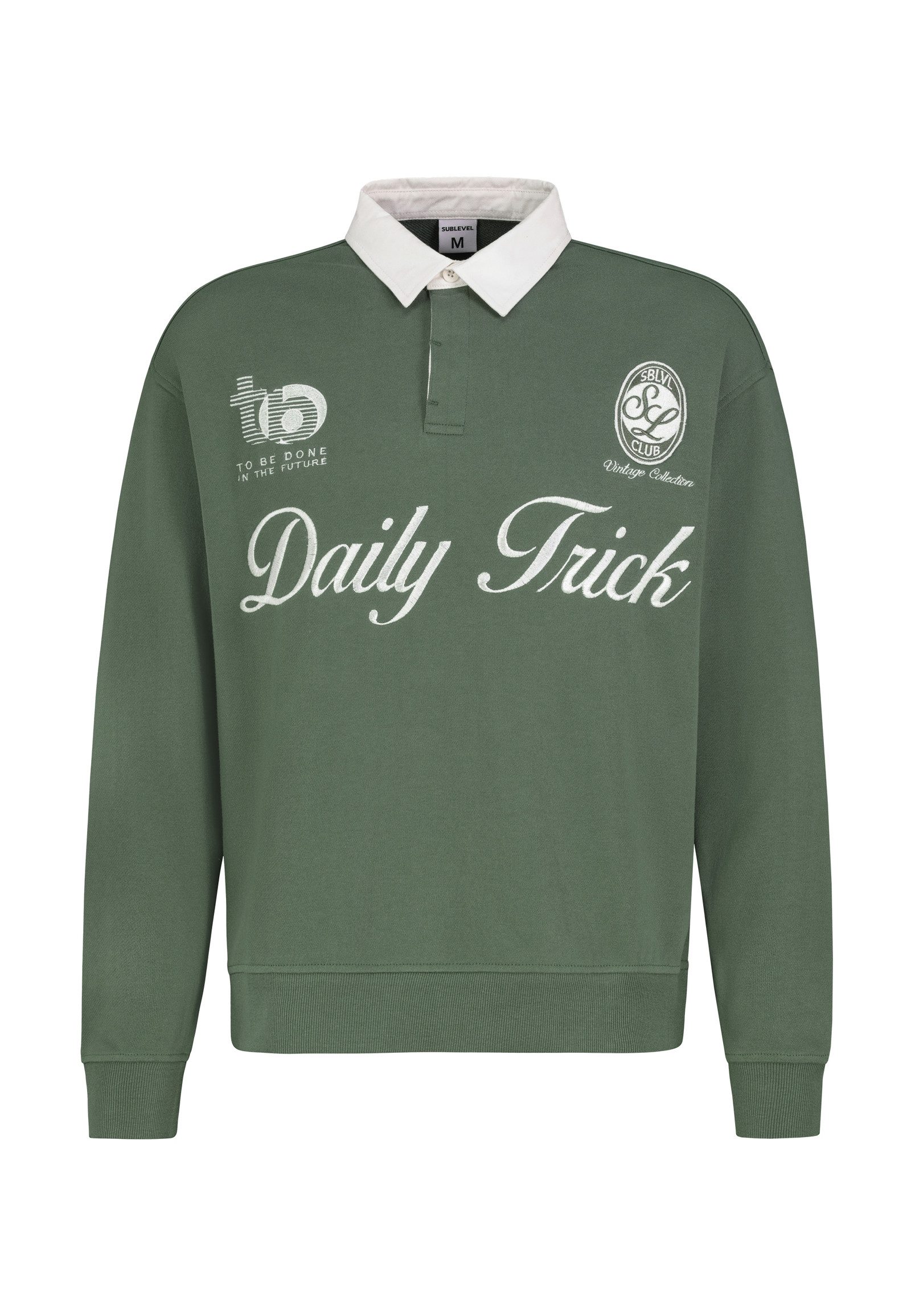 Sweatshirt Herren Pullover mit Polokragen