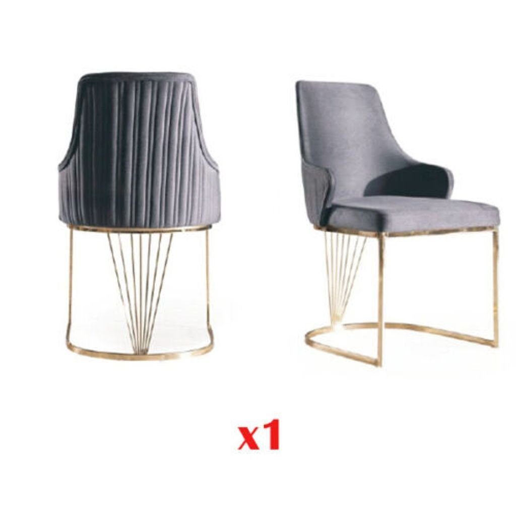 JVmoebel Esszimmerstuhl, Esszimmer Lehnstuhl italien Stil Polsterstuhl Luxus Stuhl Stühle