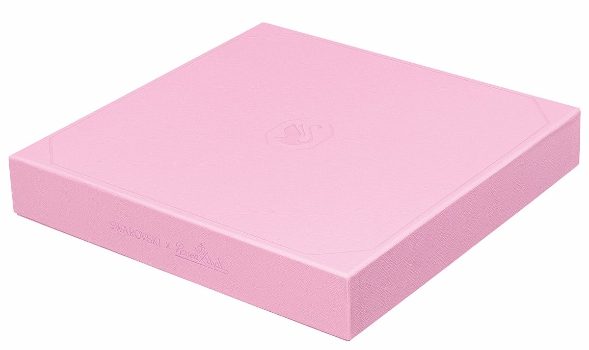 Swarovski Speiseteller Signum Rose Platzteller 33 cm, Teller Flach