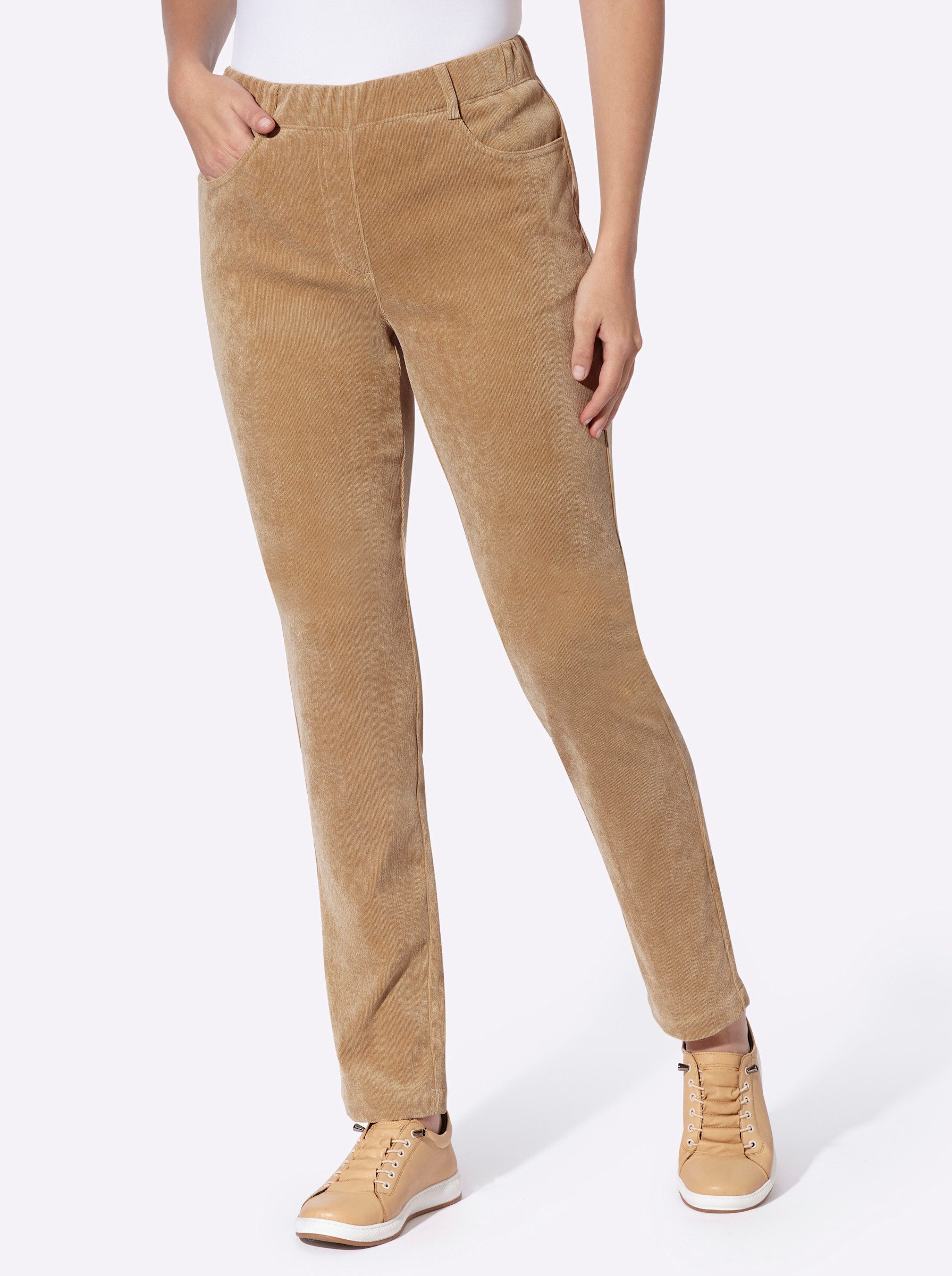 Jerseyhose Cord-Hose komfortabel