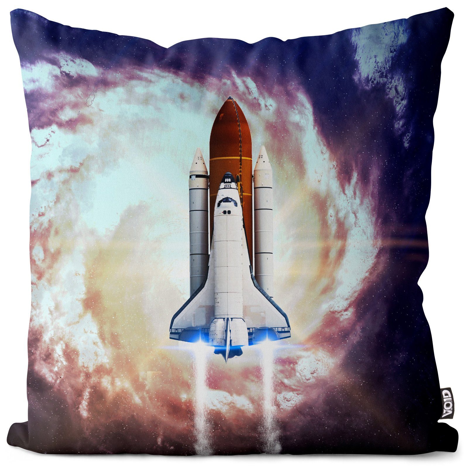 Shuttle Raumfahrer Sofa-Kissen Kissenbezug, Stück), Raumschiff St Kissenbezug Mond Start VOID Space (1 Astronaut Weltall