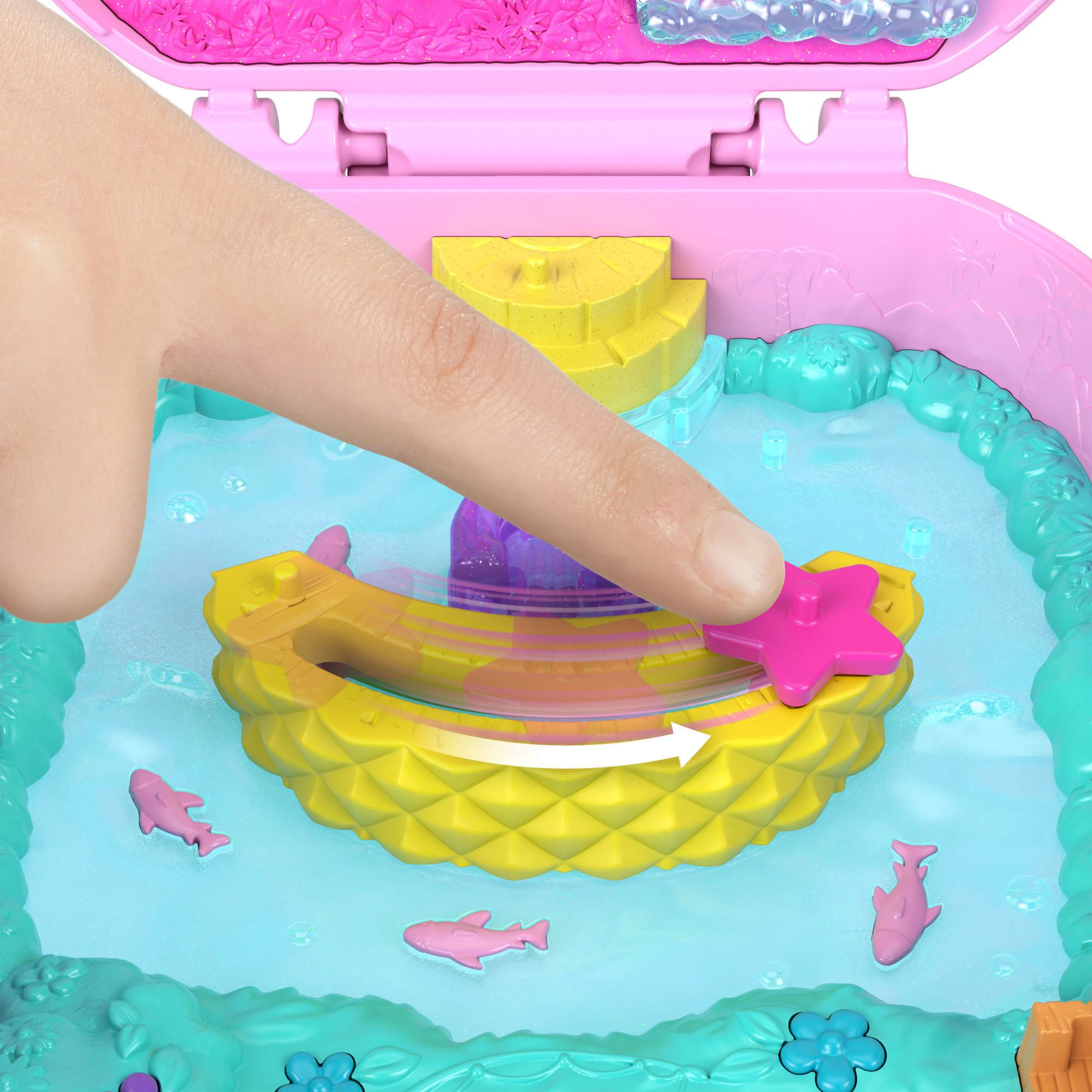 Polly Pocket Spielwelt Ananas Äffchen Schatulle – Bild 5 von 5