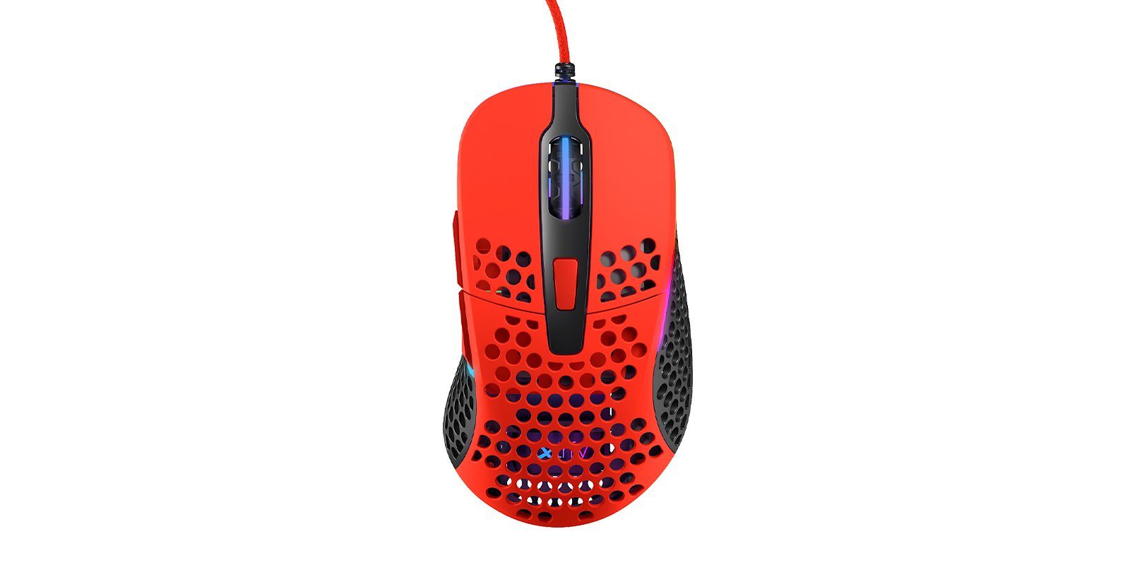 Cherry Xtrfy M4 RGB Gaming-Maus (kabelgebunden, ultraleichte Gaming-Maus)