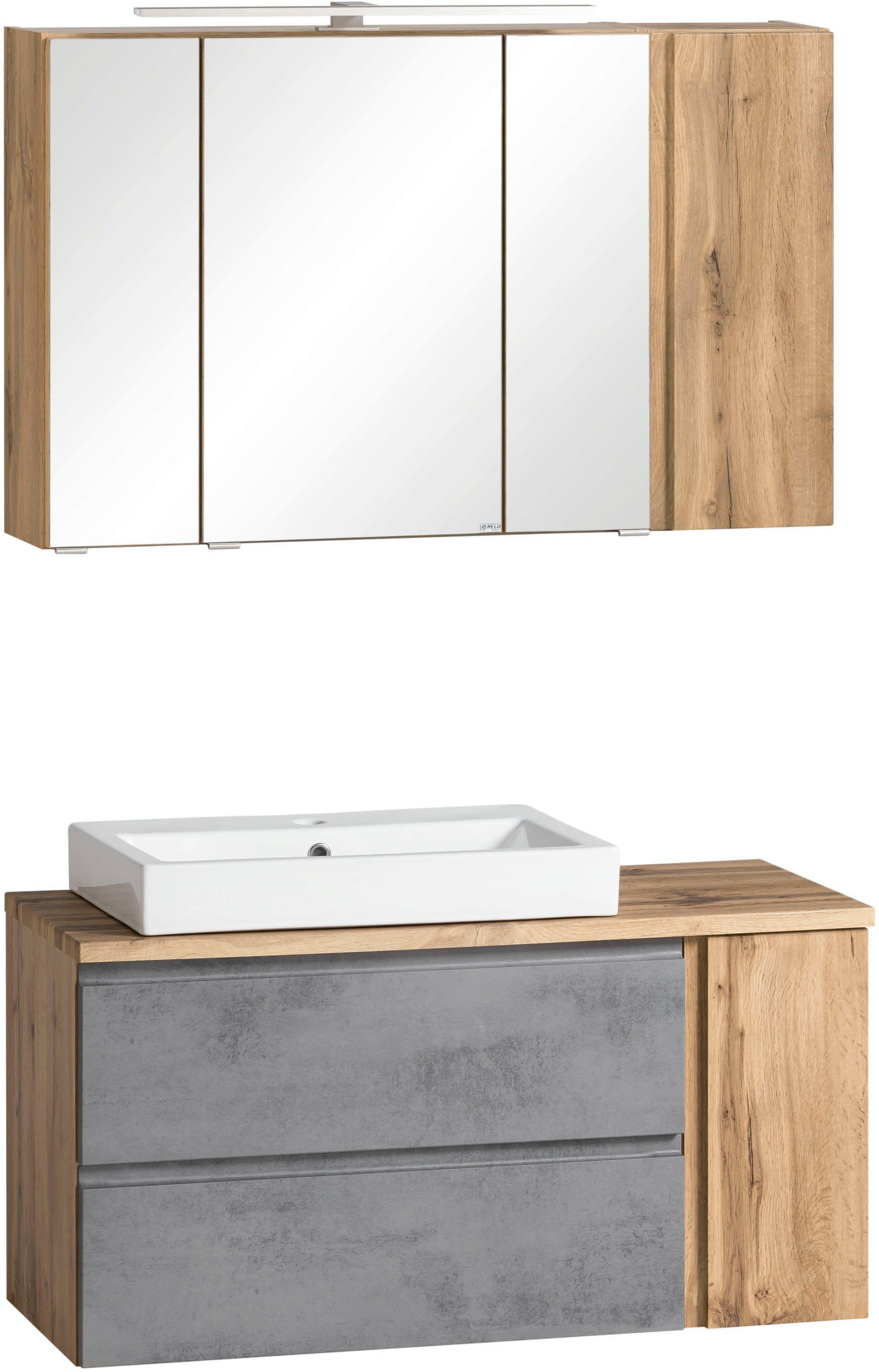 welltime Badmöbel-Set Sölden, (2-St)