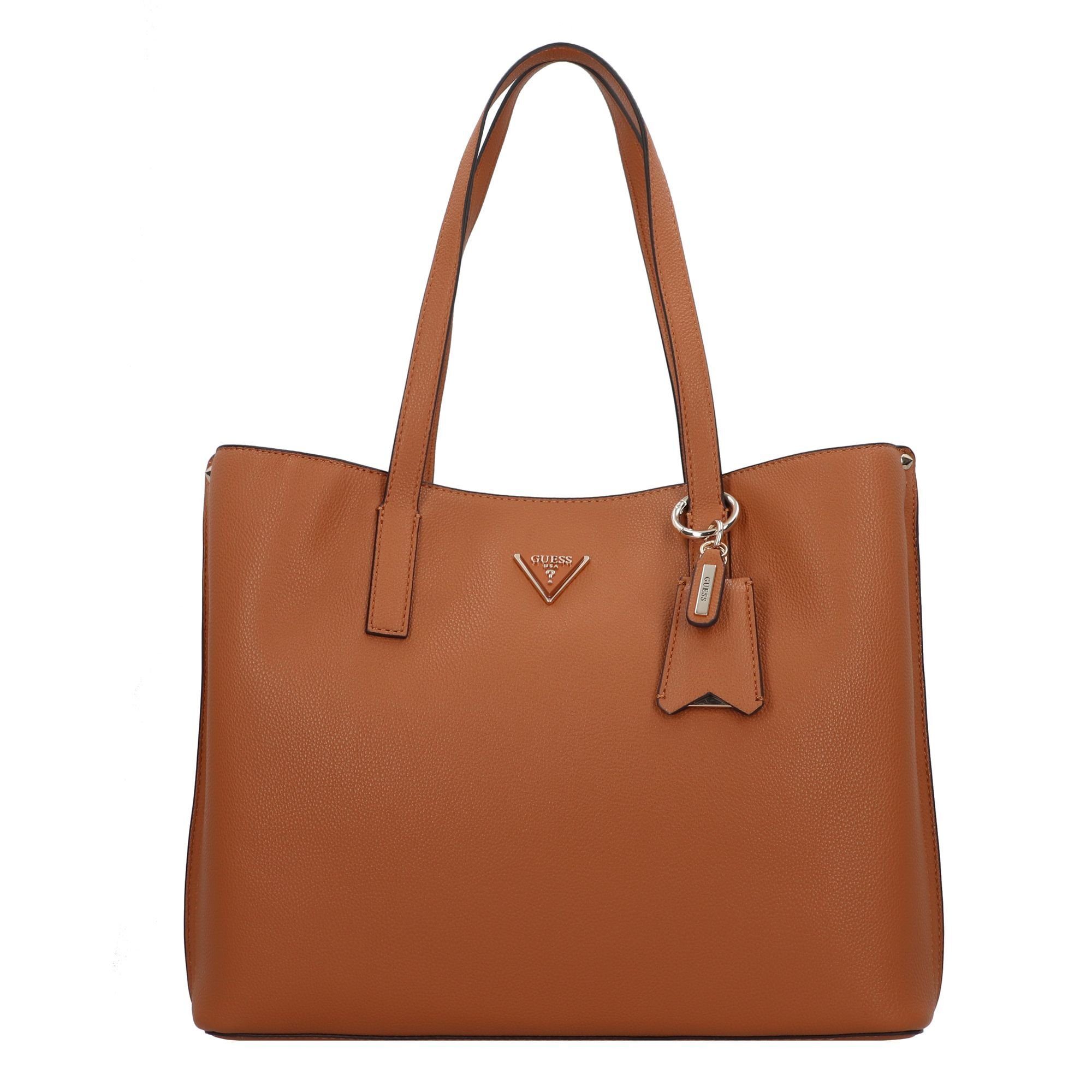 Guess Meridian, Polyurethan Shopper cognac