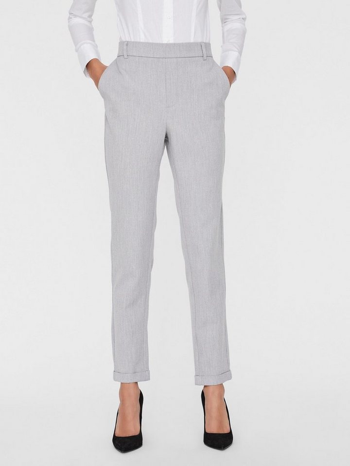 Vero Moda Anzughose VMMAYA MR LOOSE SOLID PANT, Gewebte Qualität mit  Viskose und Elasthan