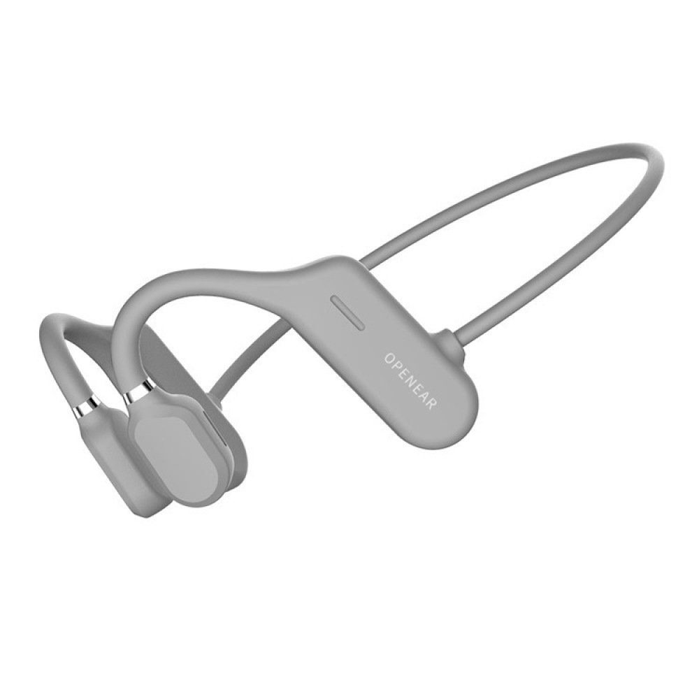 wasserdicht Bluetooth-Kopfhörer GelldG Grau Knochenleitungs-Kopfhörer IPX6