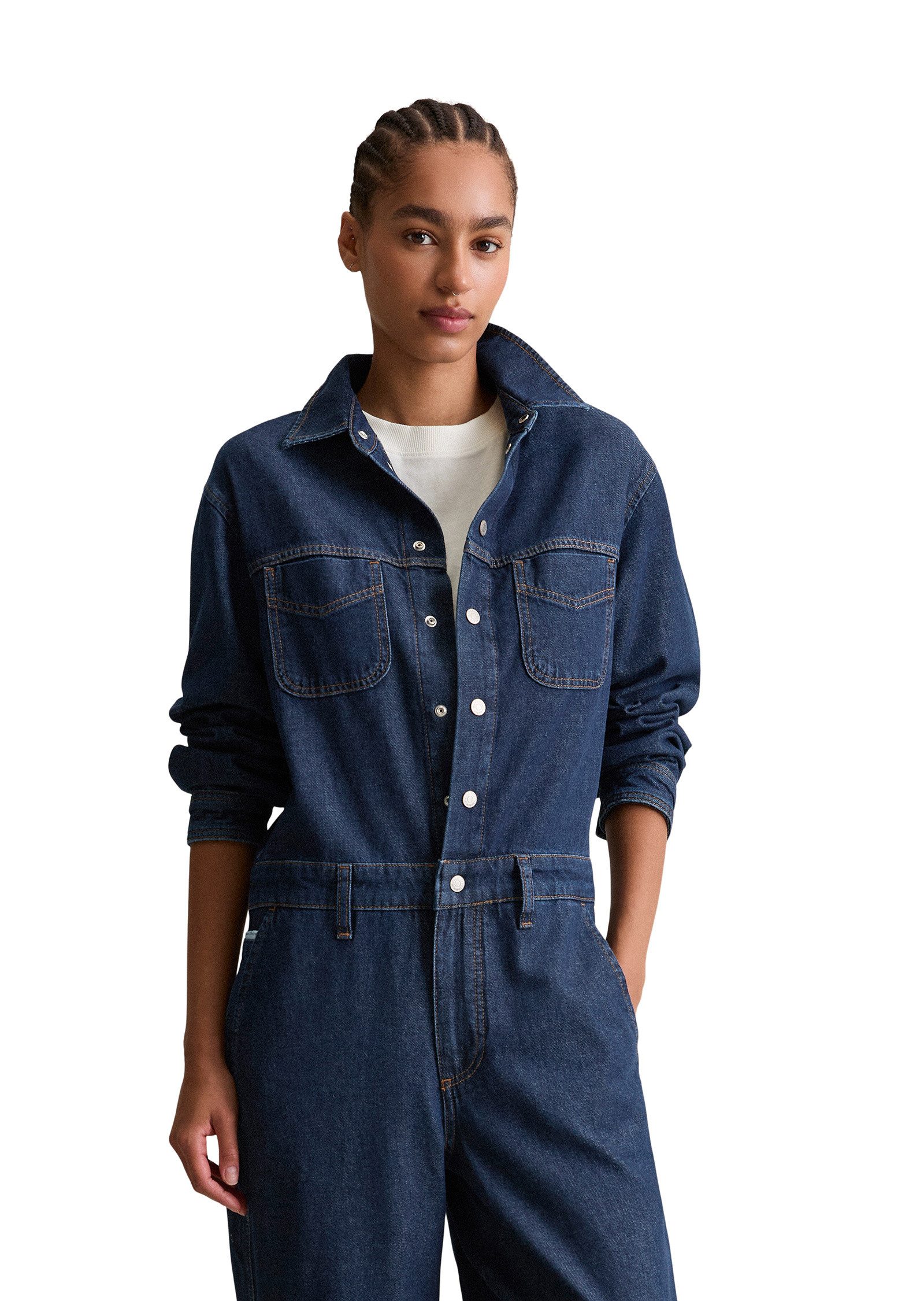 Marc O'Polo DENIM Overall aus Rigid Denim günstig online kaufen