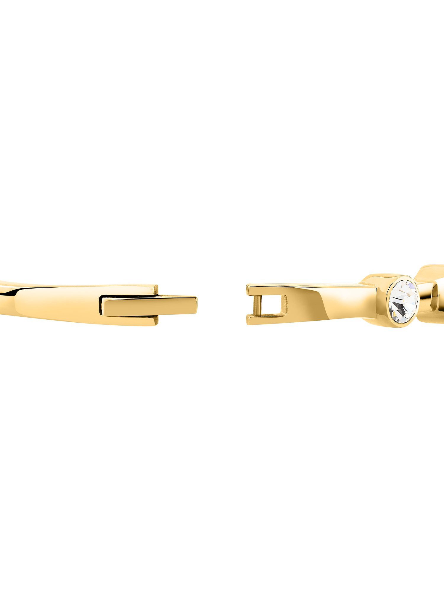 KARL LAGERFELD Armreif Karl Lagerfeld Damen-Armreif Edelstahl Kristall