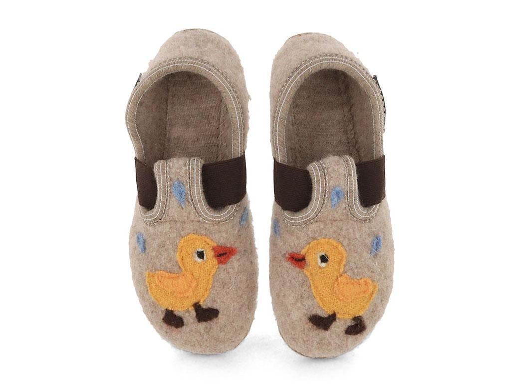 Haflinger Kinderslipper Ouak, Quak Hausschuh