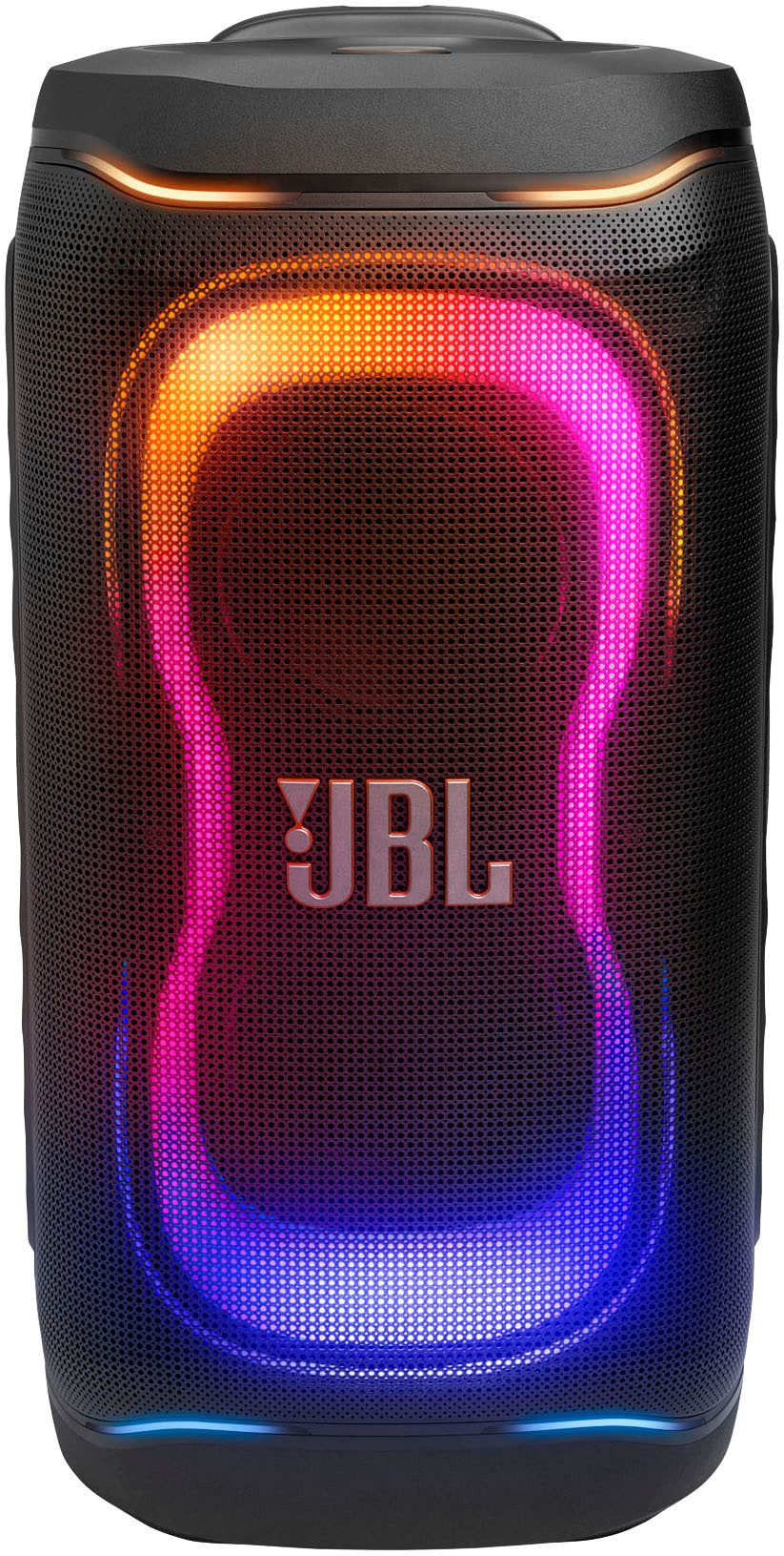 JBL PARTYBOX 330 Party-Lautsprecher (A2DP Bluetooth, Bluetooth, AVRCP Bluetooth, 280 W, Tragbarer Party-Lautsprecher mit Beleuchtung, Teleskopgriff und Rollen)
