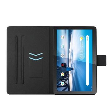 Wigento Tablet-Hülle Für Lenovo Tab M10 Plus 10.3 Zoll X606F Motiv 5 Tablet Tasche Kunst Leder Hülle Etuis