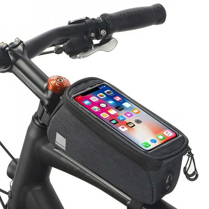 Sahoo Fahrradtasche Fahrradtasche am Fahrradrahmen mit Reißverschluss wasserdicht 0 8L