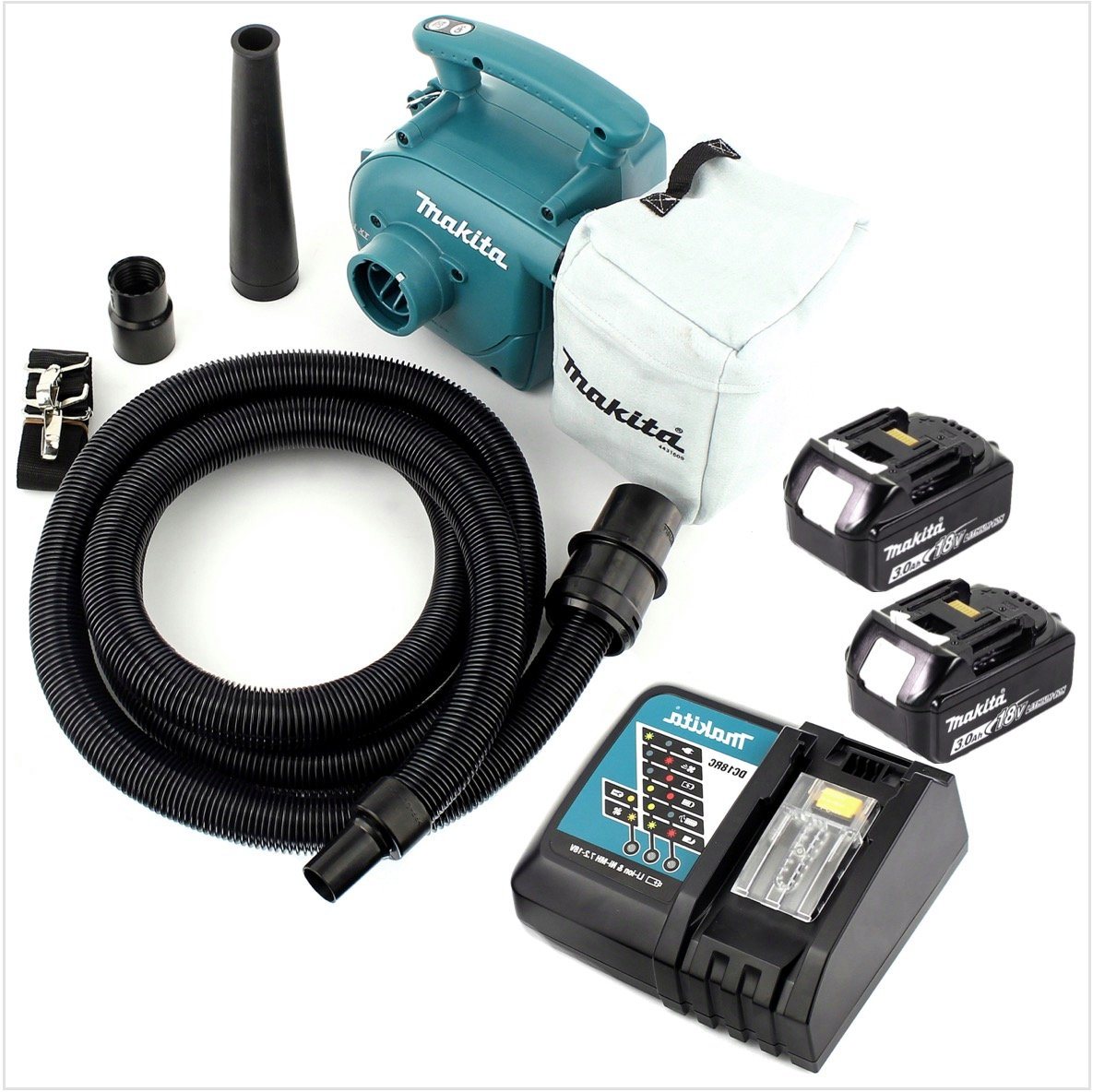 Thumbnail - Makita Staubabsauger DVC 350 RF Akku Staubsauger 18V + 2x Akku 3,0Ah + Ladegerät