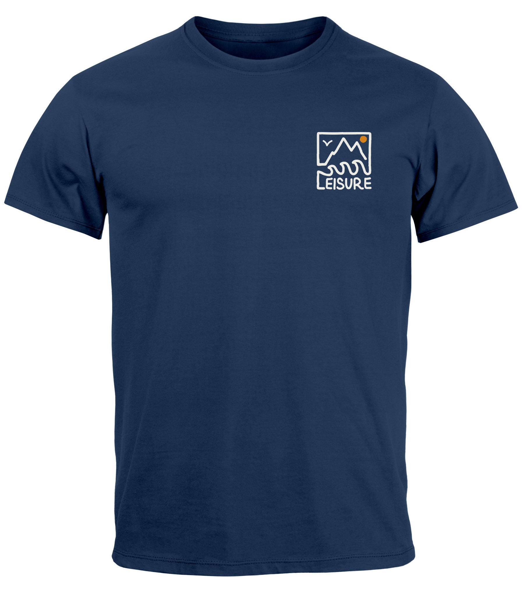 Neverless Print-Shirt Herren T-Shirt Wandern Berge günstig online kaufen