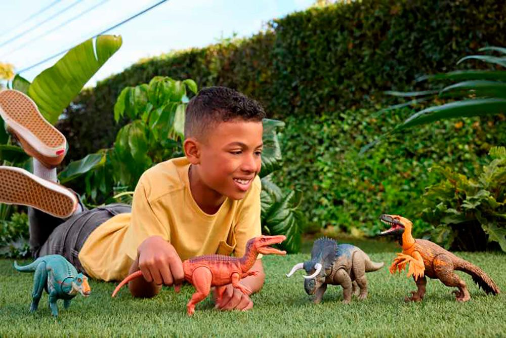Mattel® Actionfigur Jurassic World, Rebirth, Wild Roar, Baryonyx