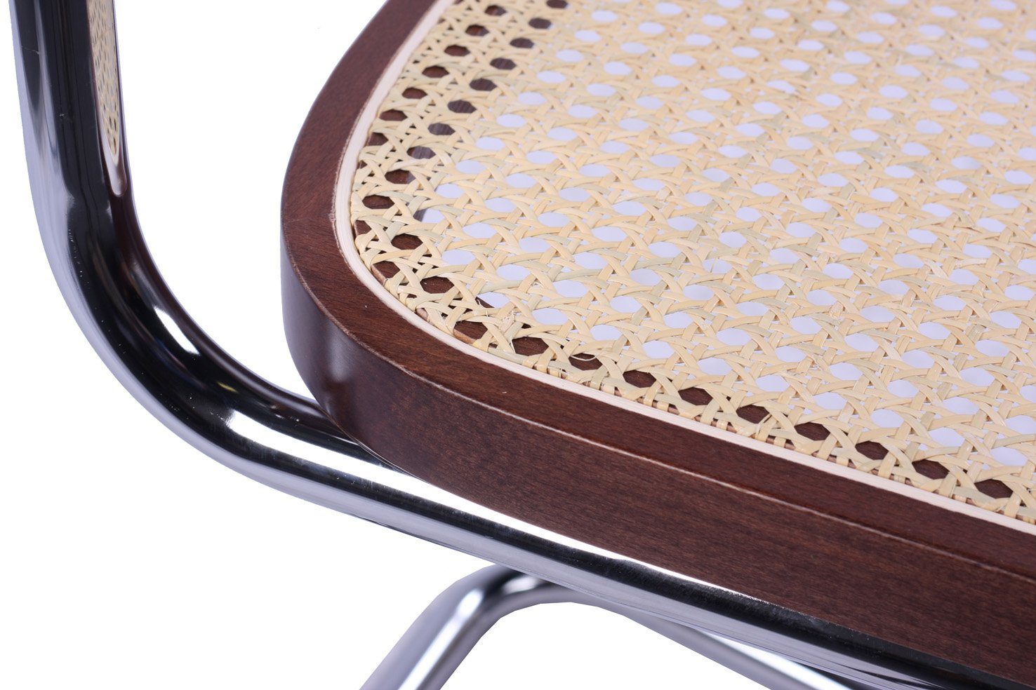 pemora Freischwinger Schwingstuhl Sitzfläche mit Wiener Geflecht günstig online kaufen