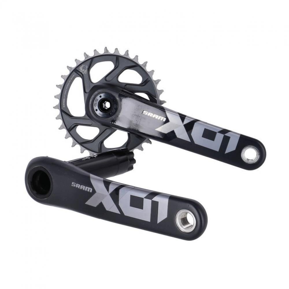 Fahrradkurbel SRAM X01 SB+ DUB Kurbelgarnitur 170 mm schwarz - Leichte Carbon-Power